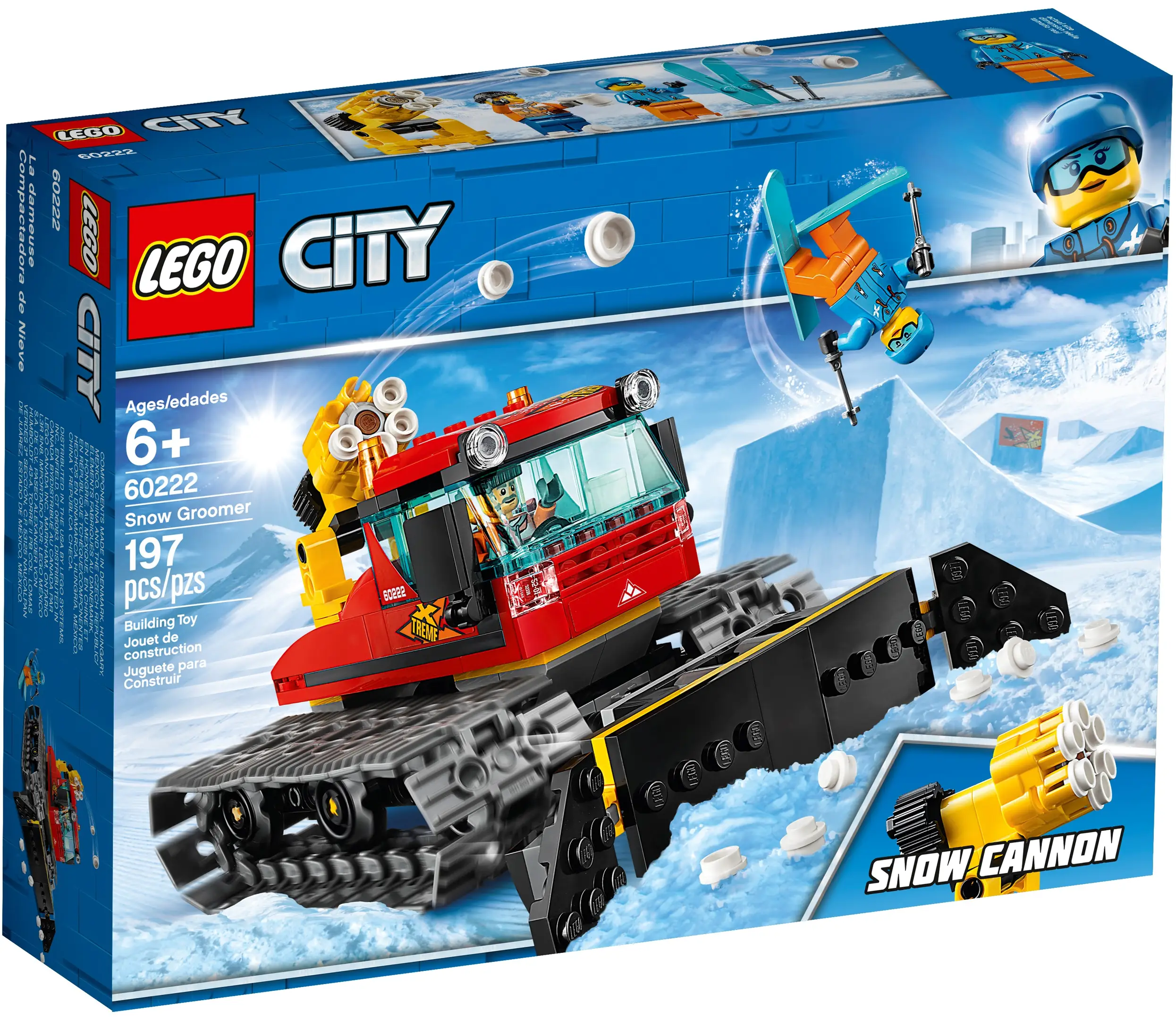 LEGO City Snow Groomer • Set 60222 • SetDB • Merlins Bricks