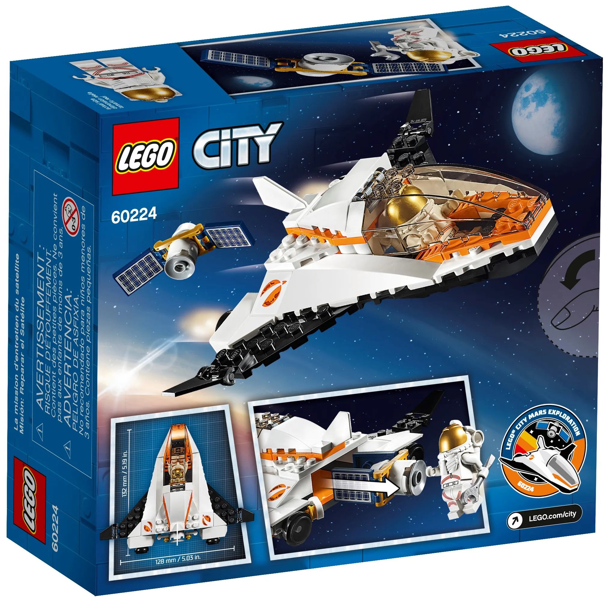LEGO City Satellite Service Mission • Set 60224 • SetDB