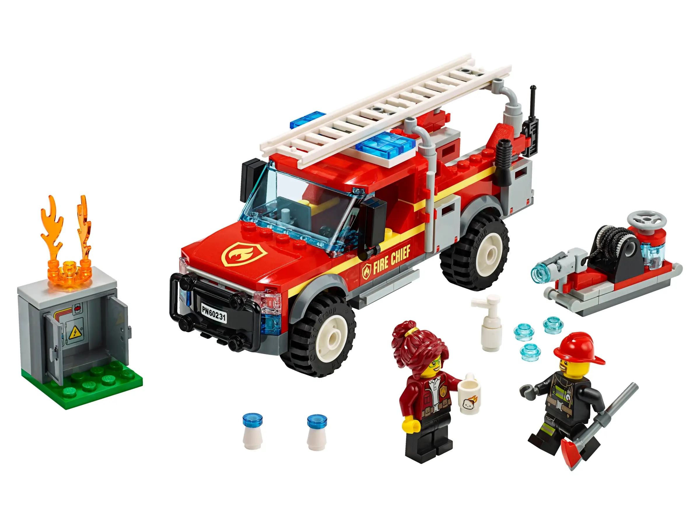 LEGO City Fire Chief Response Truck Set 60231 SetDB