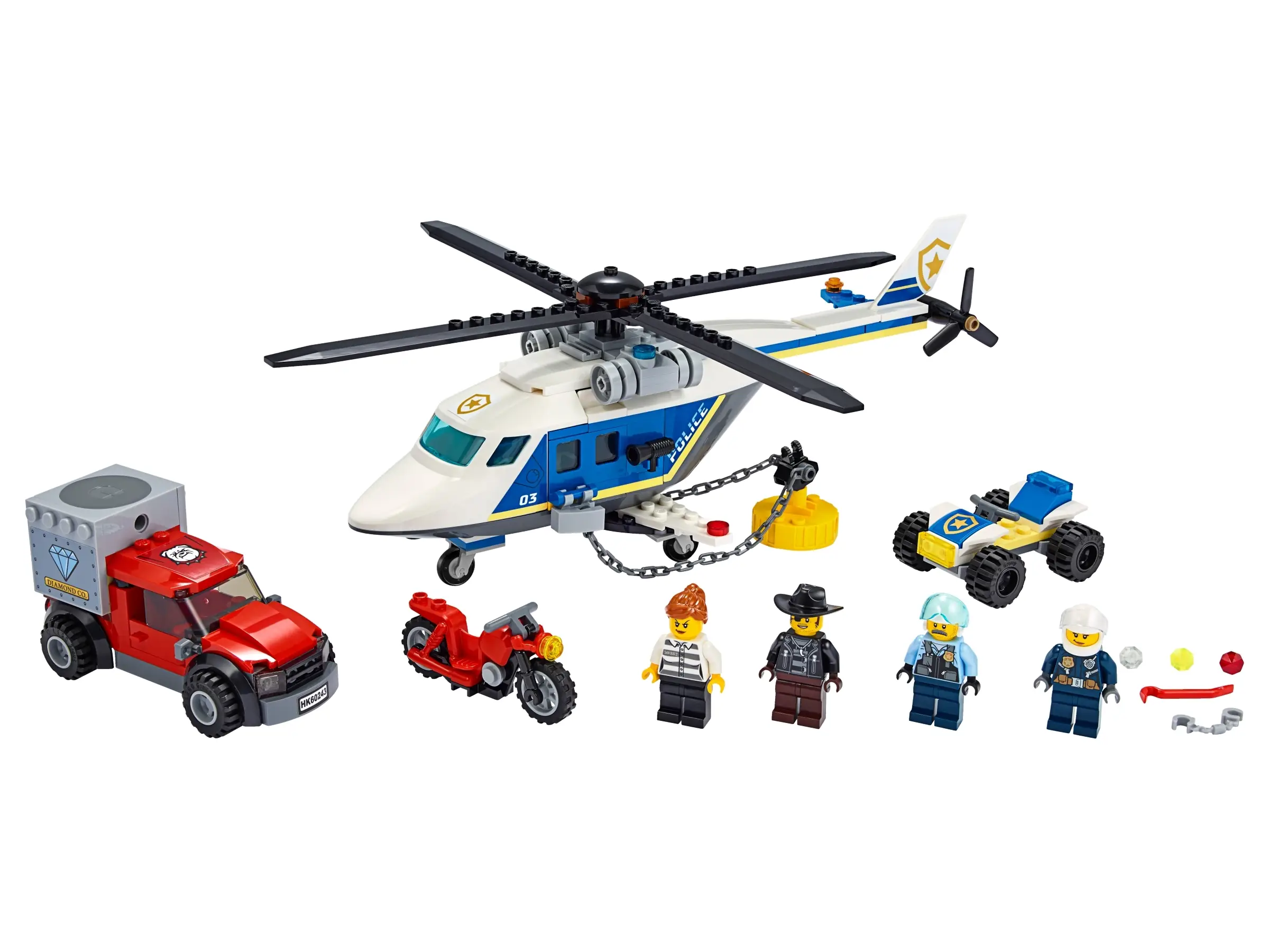 LEGO City Police Helicopter Chase Set 60243 SetDB