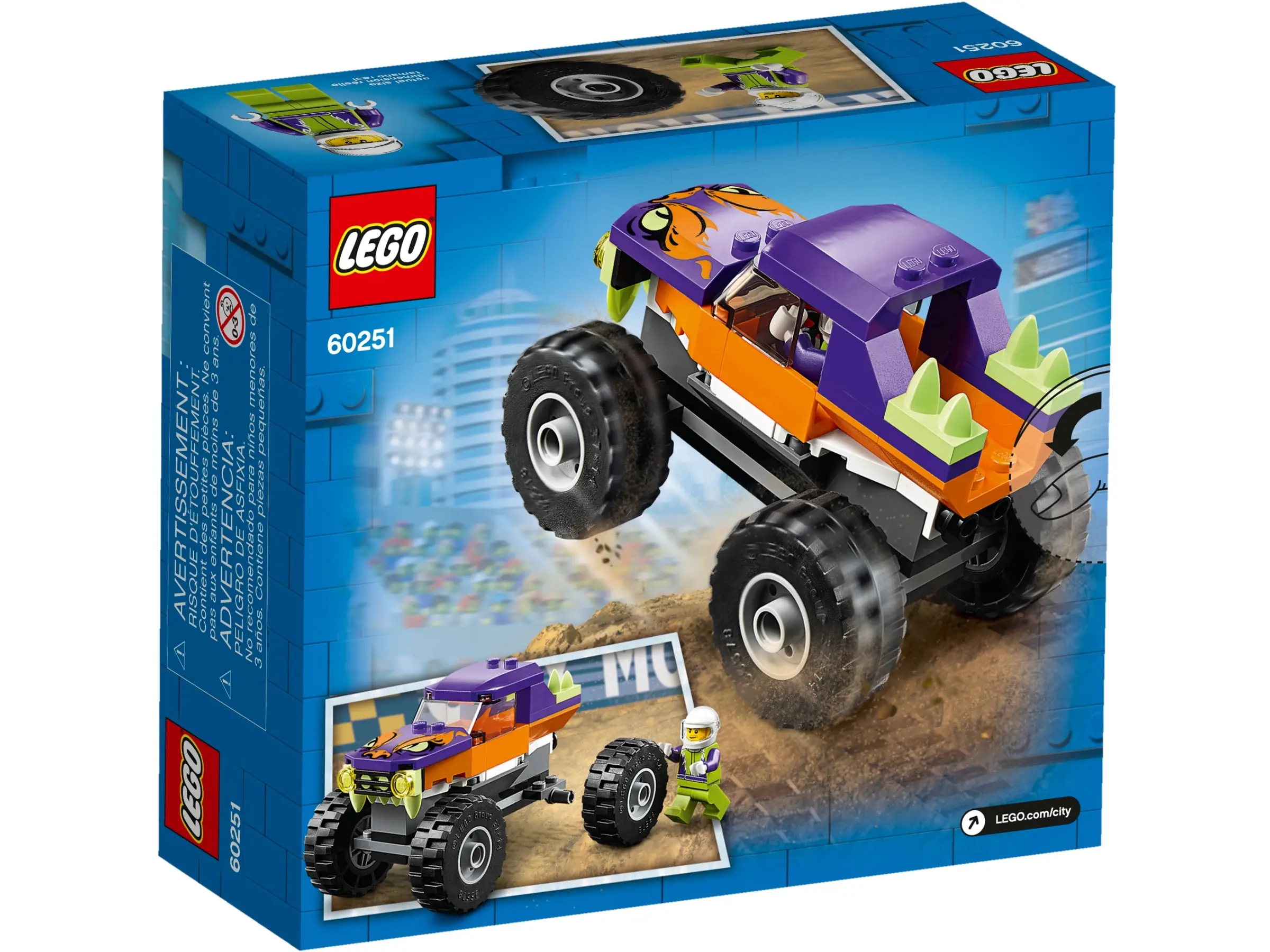LEGO City Monster Truck • Set 60251 • SetDB • Merlins Bricks