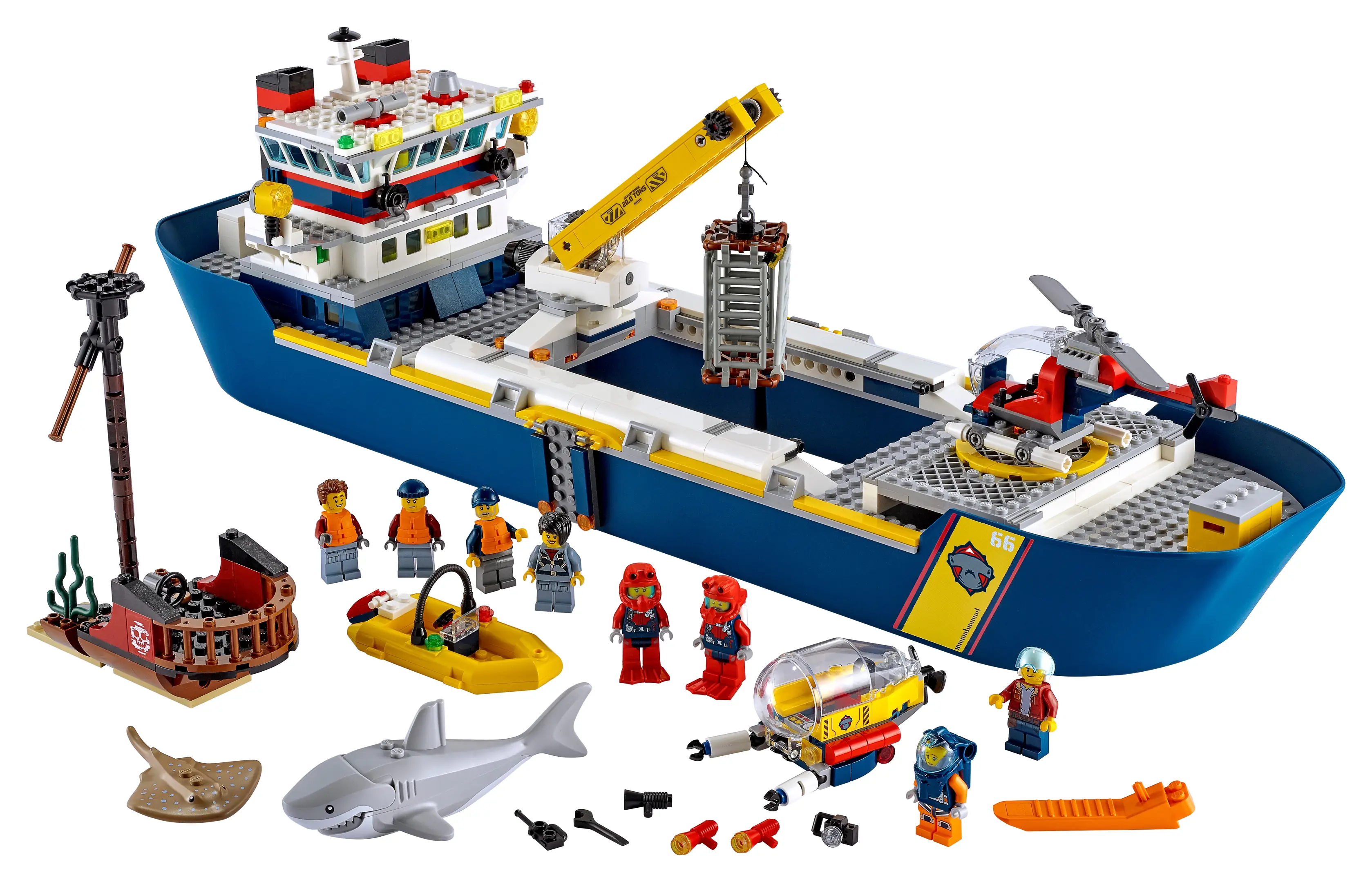LEGO City Ocean Exploration Ship Set 60266 SetDB