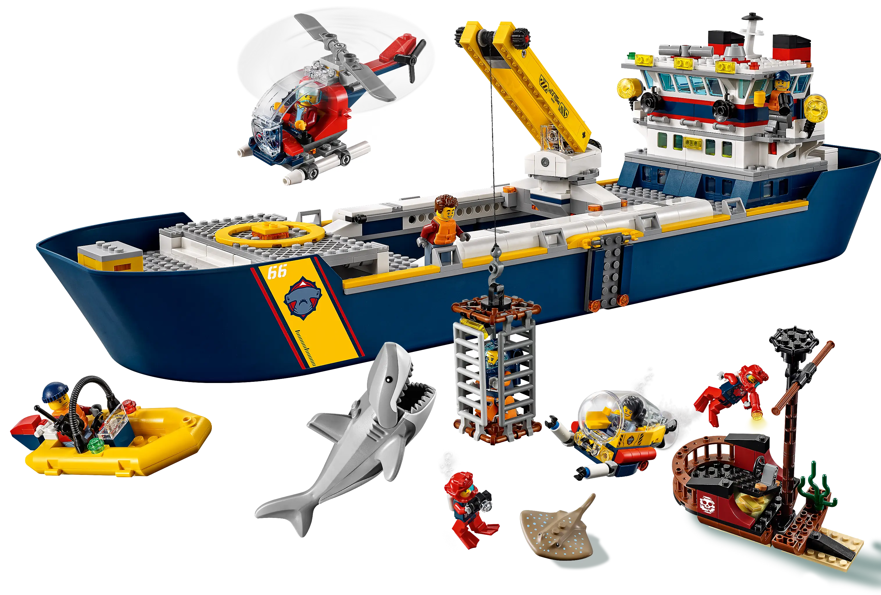 LEGO City Ocean Exploration Ship Set 60266 SetDB