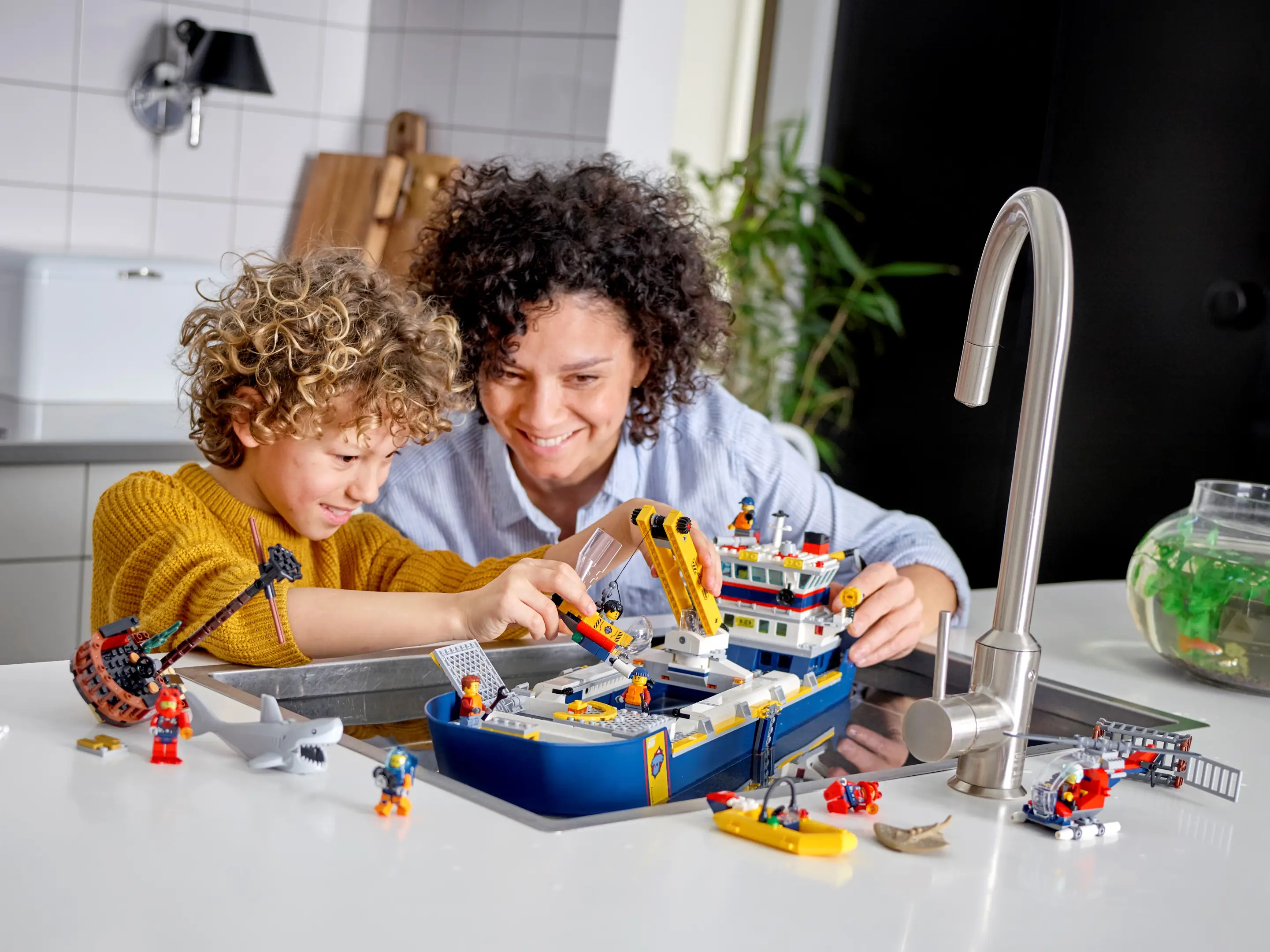 Lego city marine research boat sale