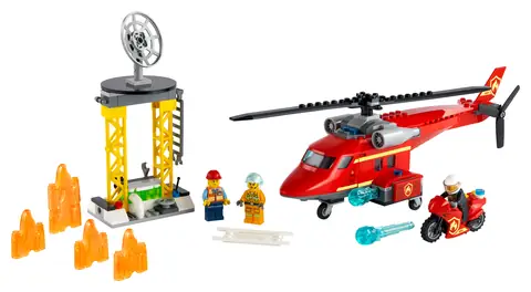 LEGO City Fire Helicopter • Set 30566 • SetDB