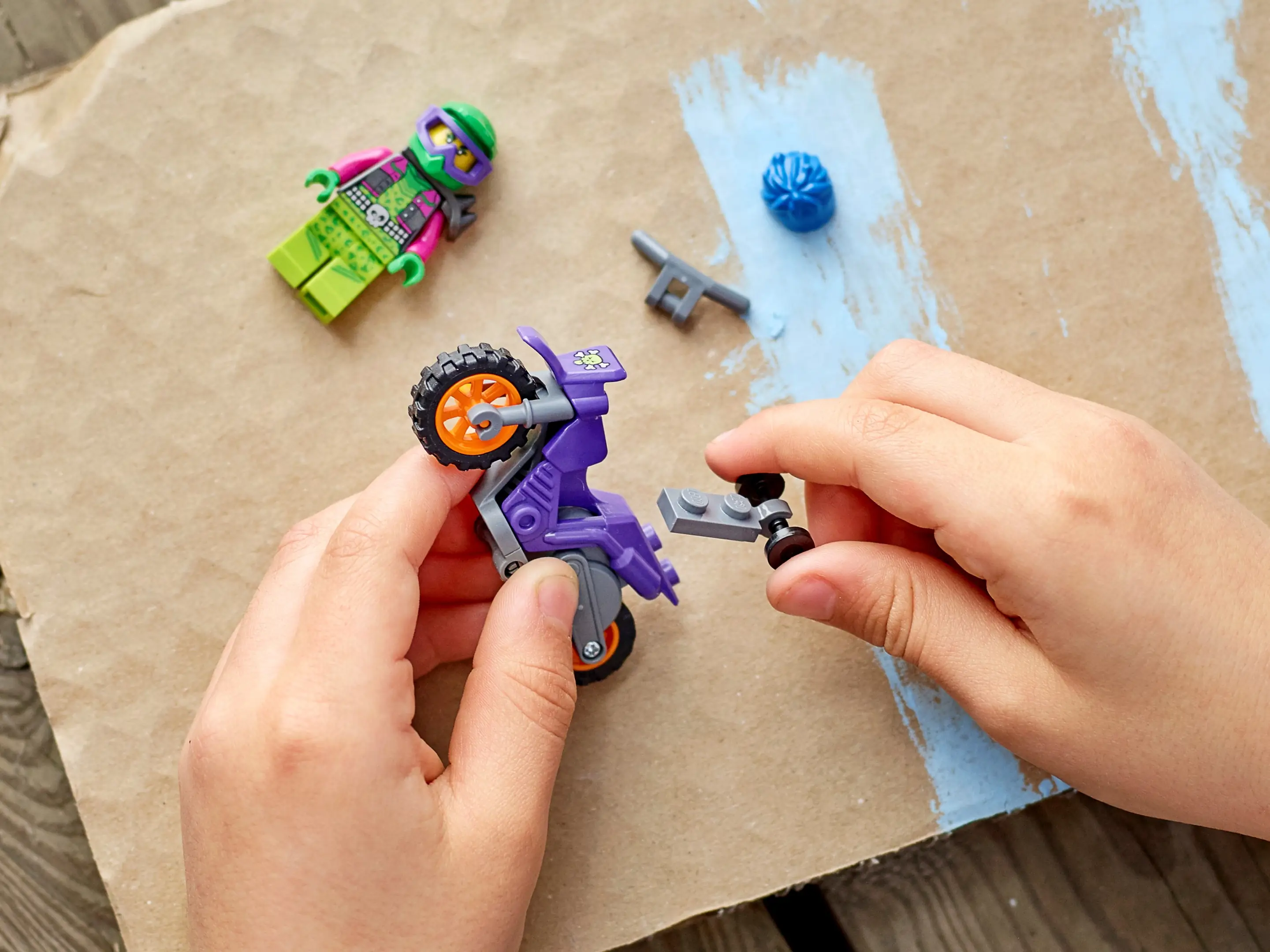 イーブイ　ロンパース Amazon.com: LEGO City Rocket Stunt Bike 60298 Building Kit