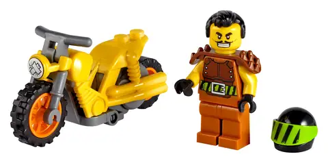 LEGO City Wallop Stuntz Driver • Minifig cty1318 • SetDB