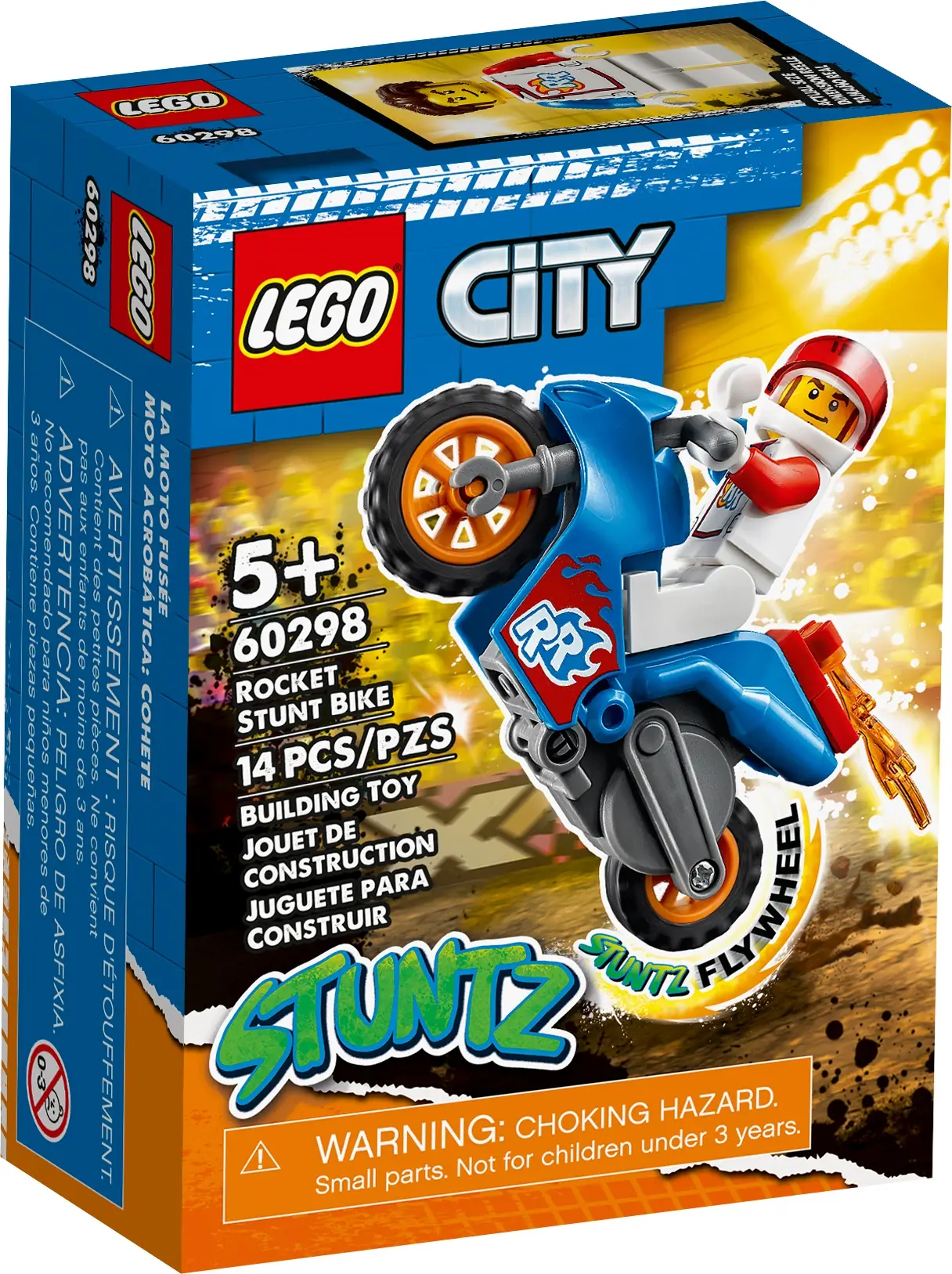 こう LEGO City 60298 Rocket Stunt Bike review | Brickset