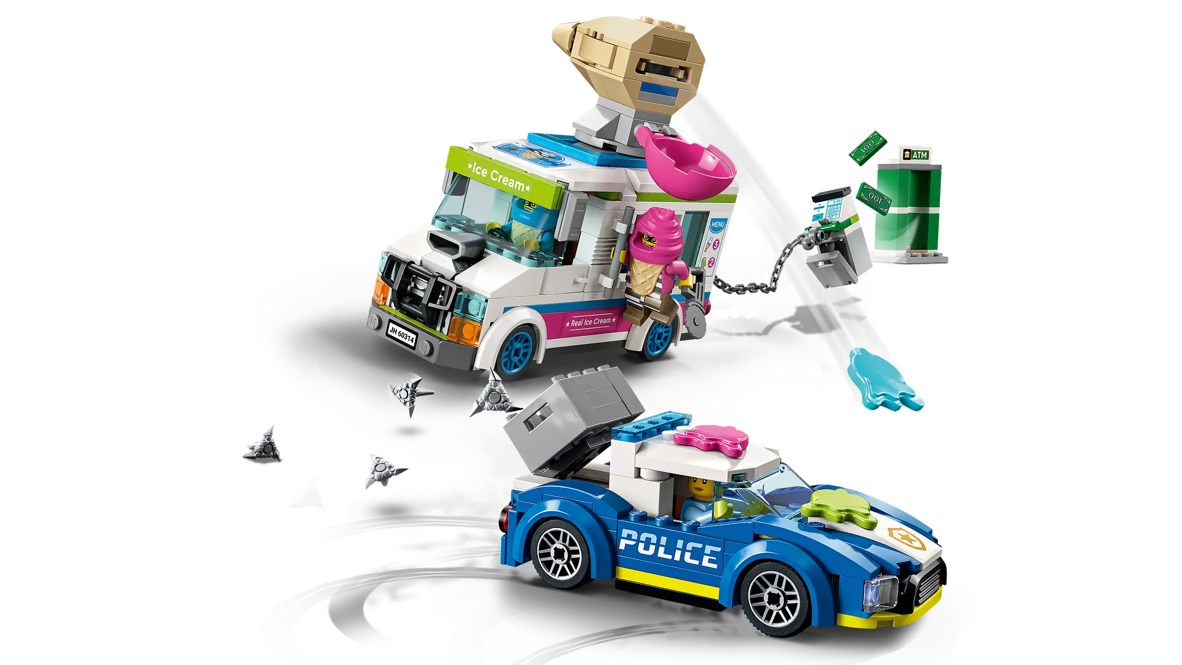 LEGO City Ice Cream Truck Police Chase • Set 60314 • SetDB
