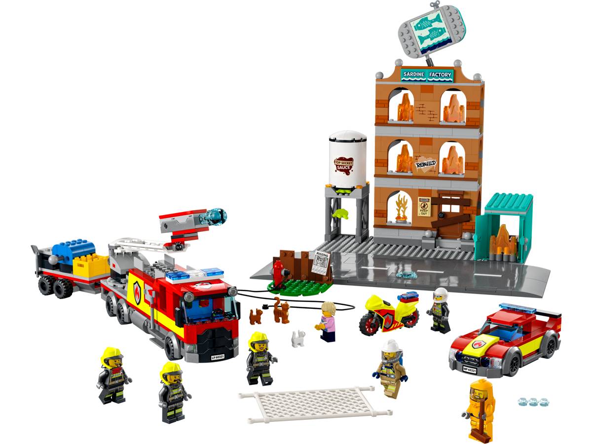 LEGO City Fire Brigade • Set 60321 • SetDB • Merlins Bricks