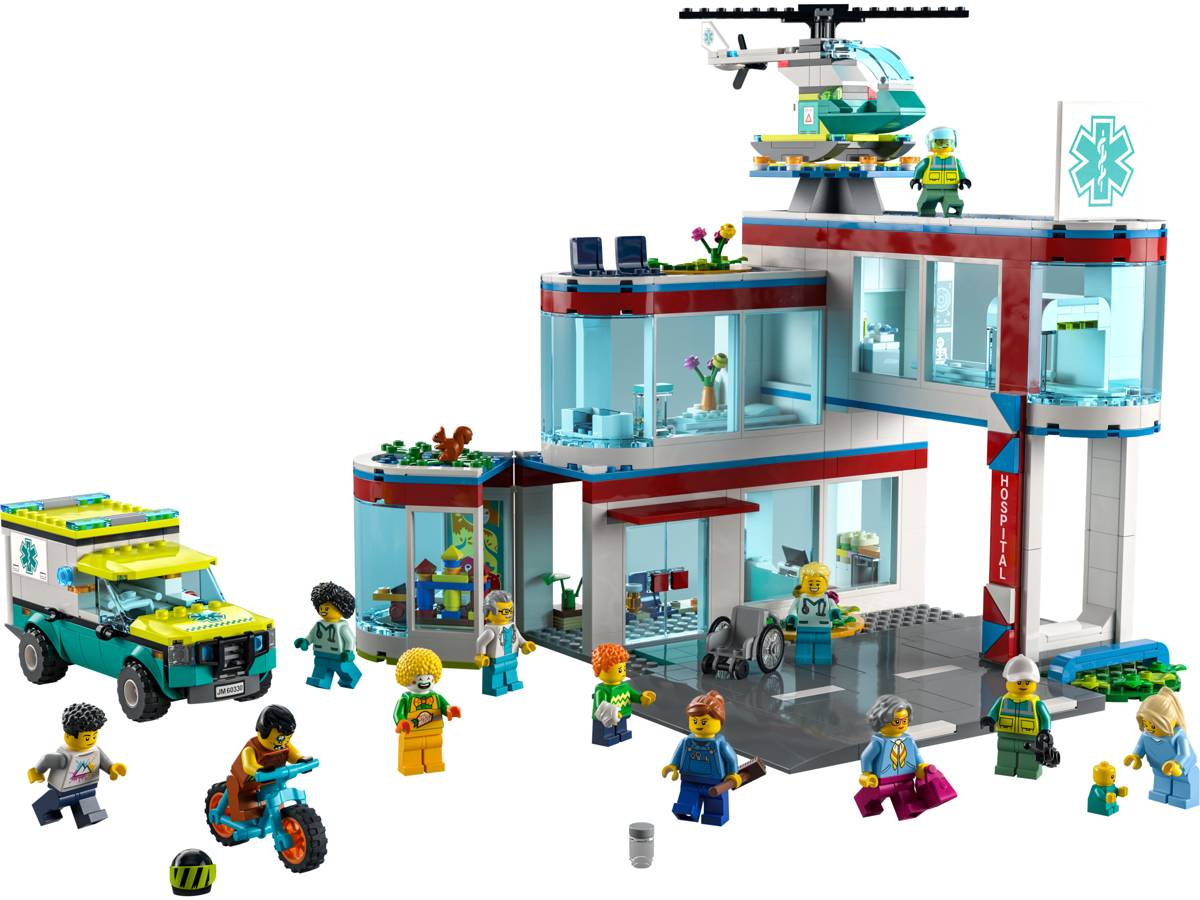 LEGO City Hospital • Set 60330 • SetDB • Merlins Bricks