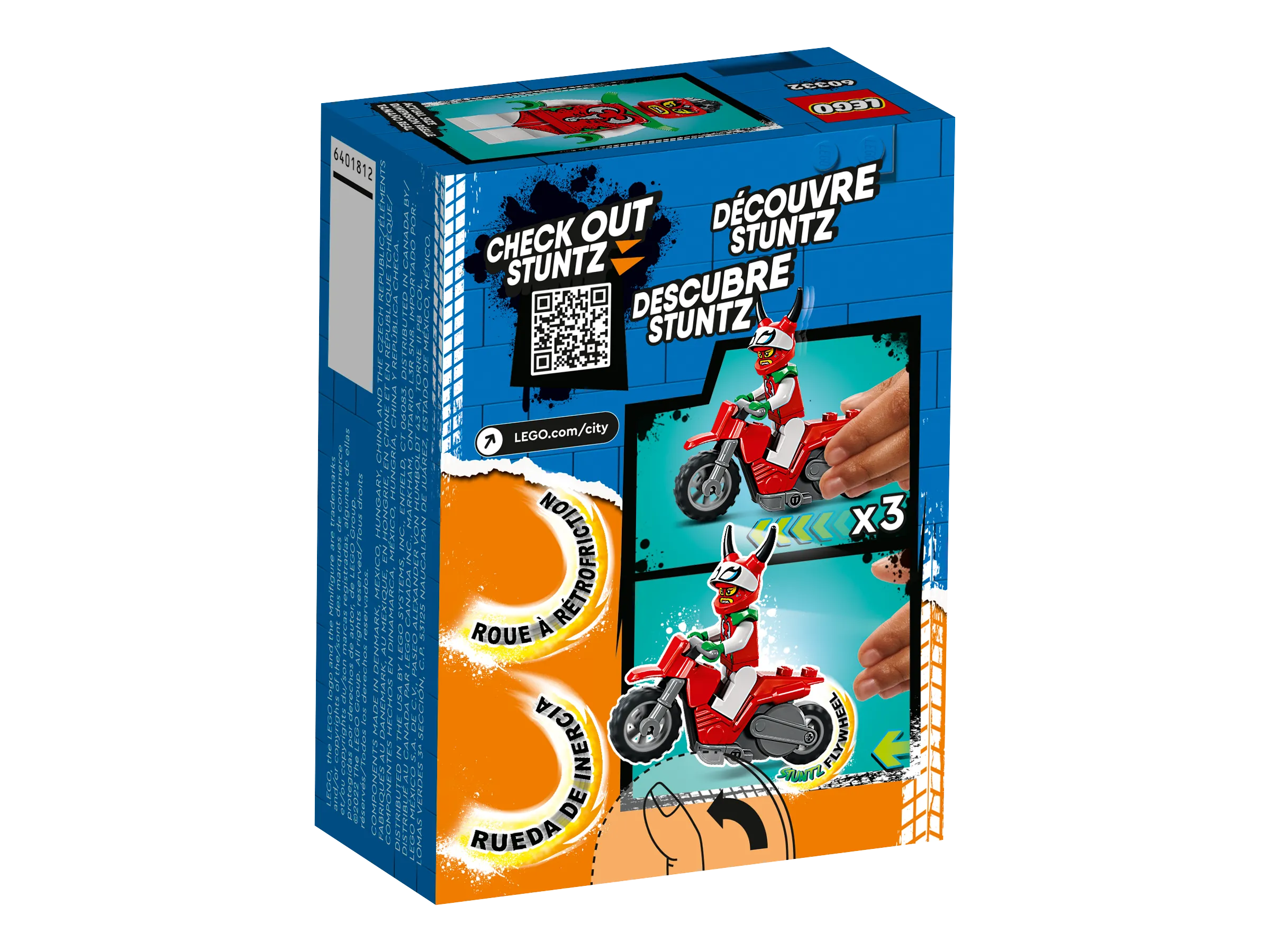 LEGO City Reckless Scorpion Stunt Bike • Set 60332 • SetDB