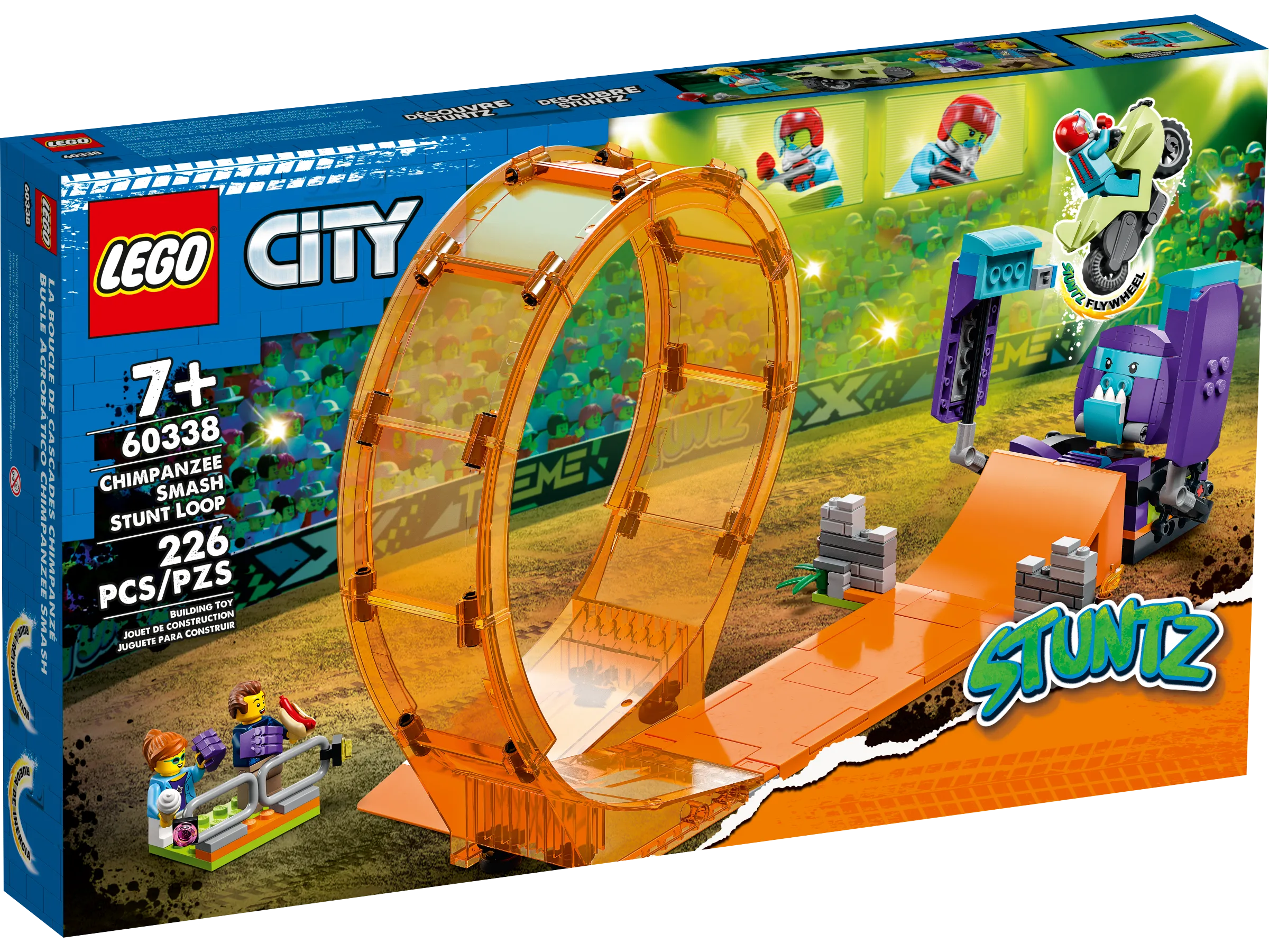 LEGO City Smashing Chimpanzee Stunt Loop • Set 60338 • SetDB