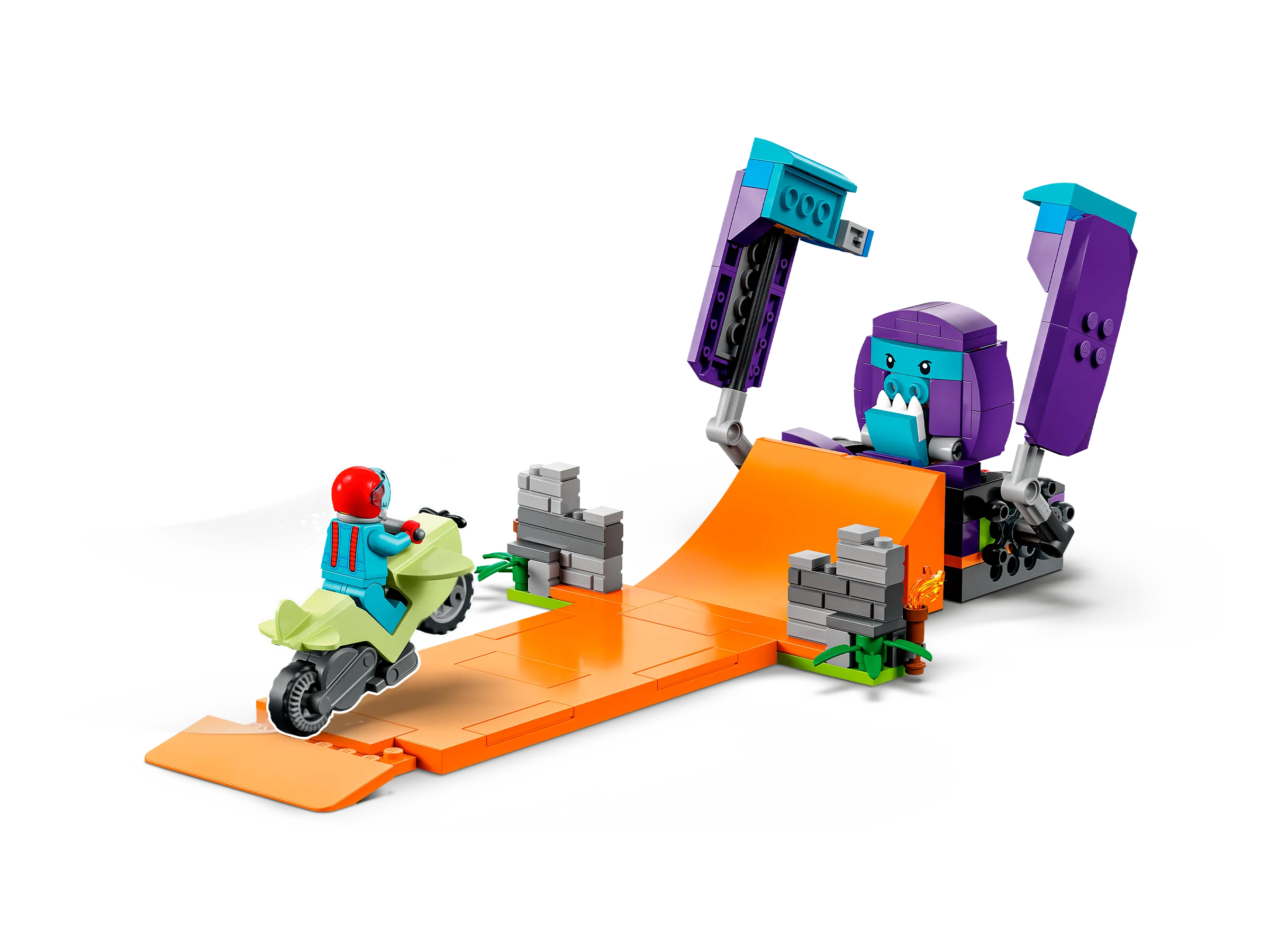 LEGO City Stuntz Race Set: Smashing Chimpanzee Stunt Loop