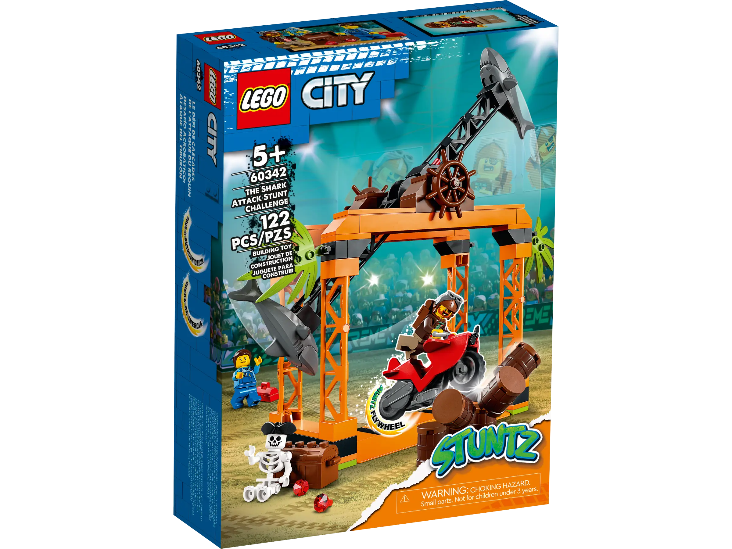 LEGO City The Shark Attack Stunt Challenge • Set 60342