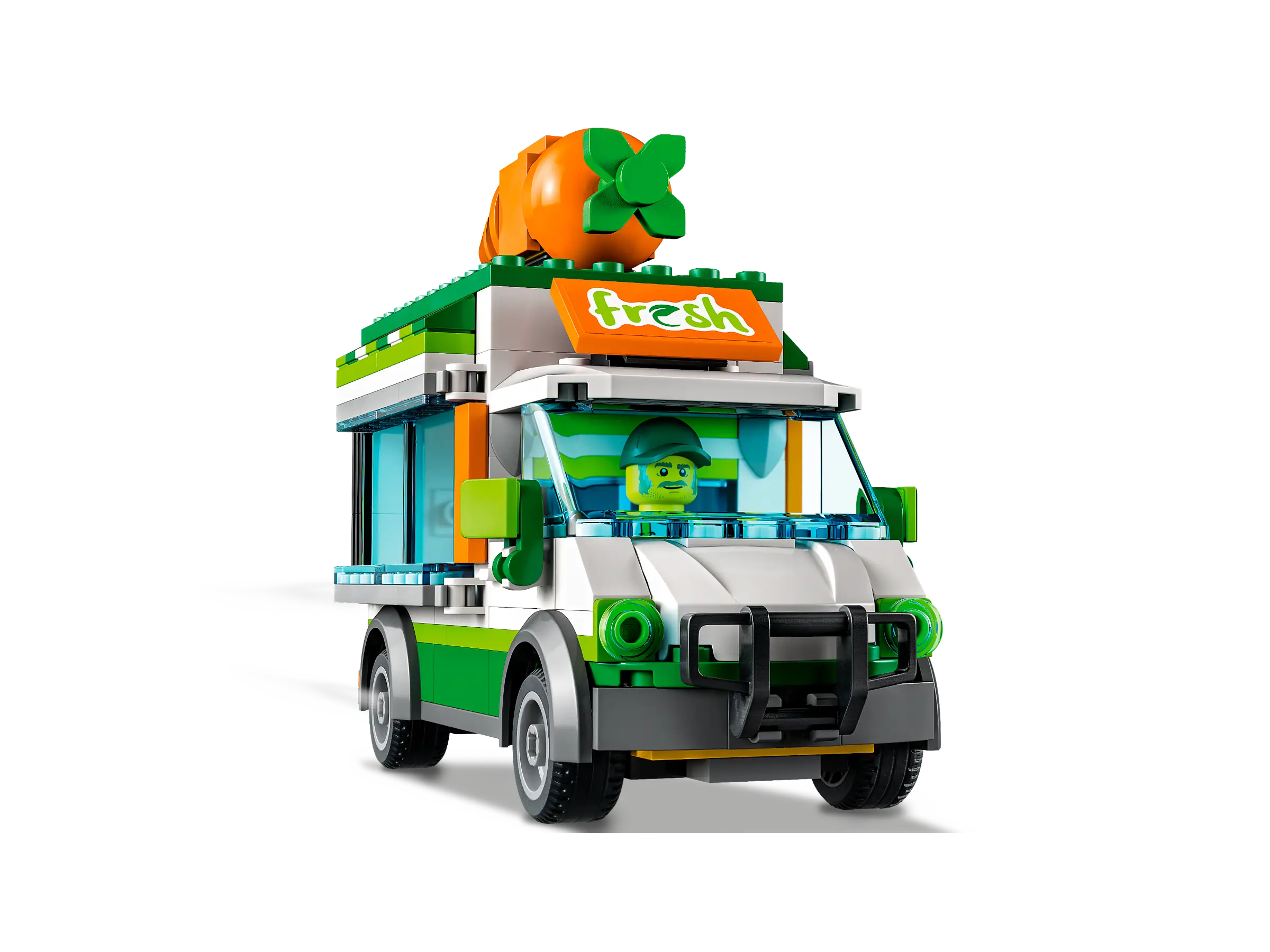 City Bundle: 60347 Grocery Store & 60345 Farmers Market outlet Van