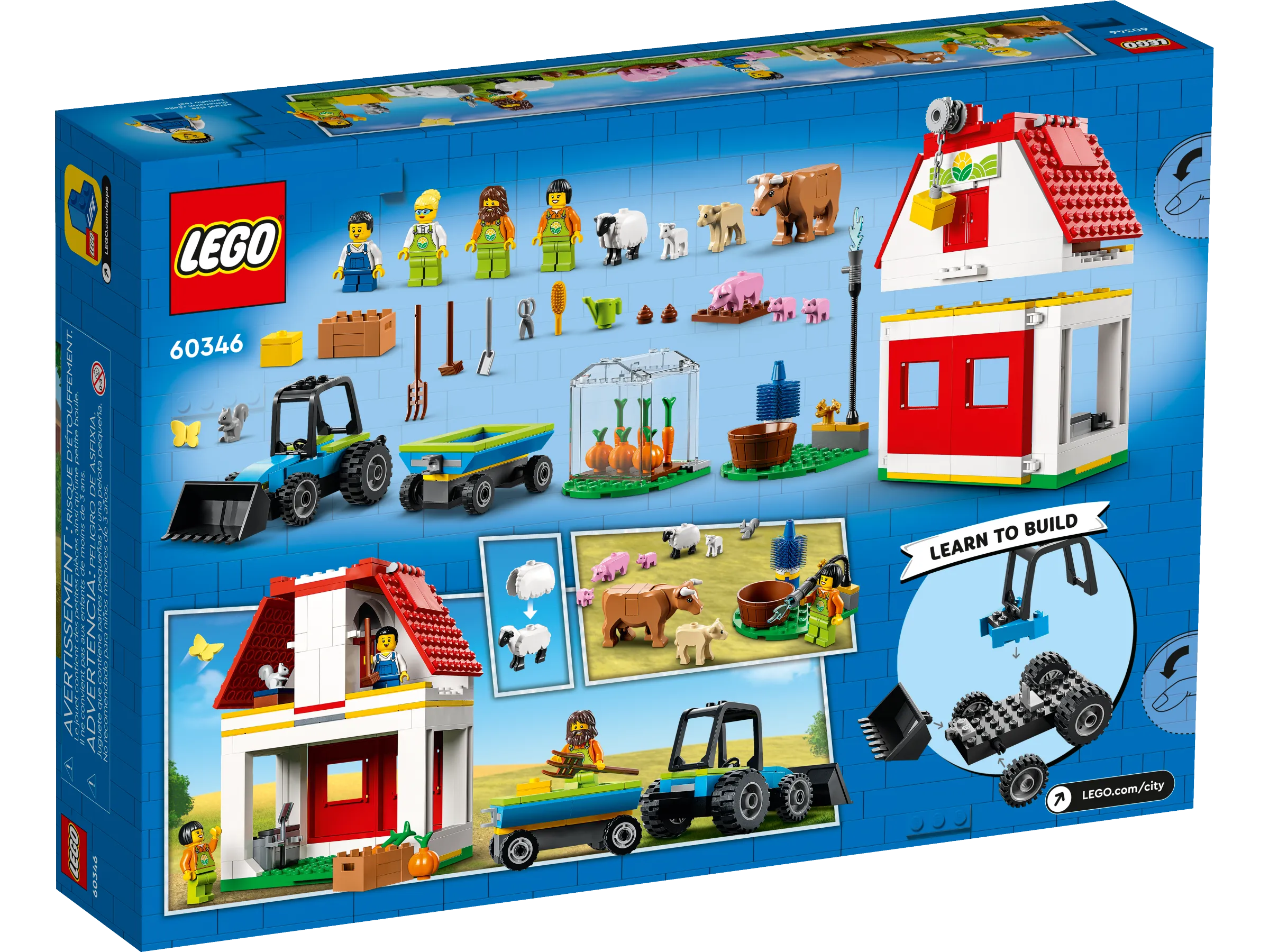 Rin⭐ LEGO City Barn & Farm Animals • Set 60346 • SetDB