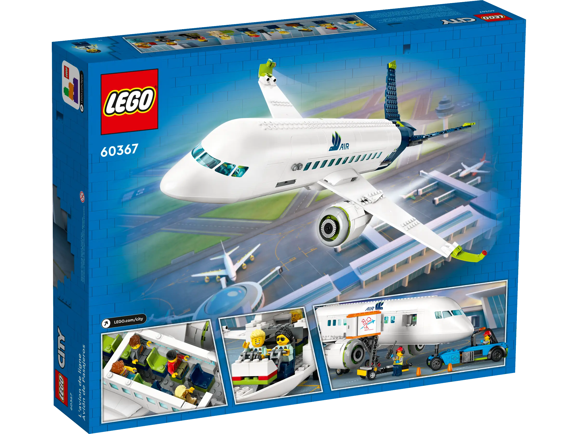 LEGO City Passenger Airplane • Set 60367 • SetDB