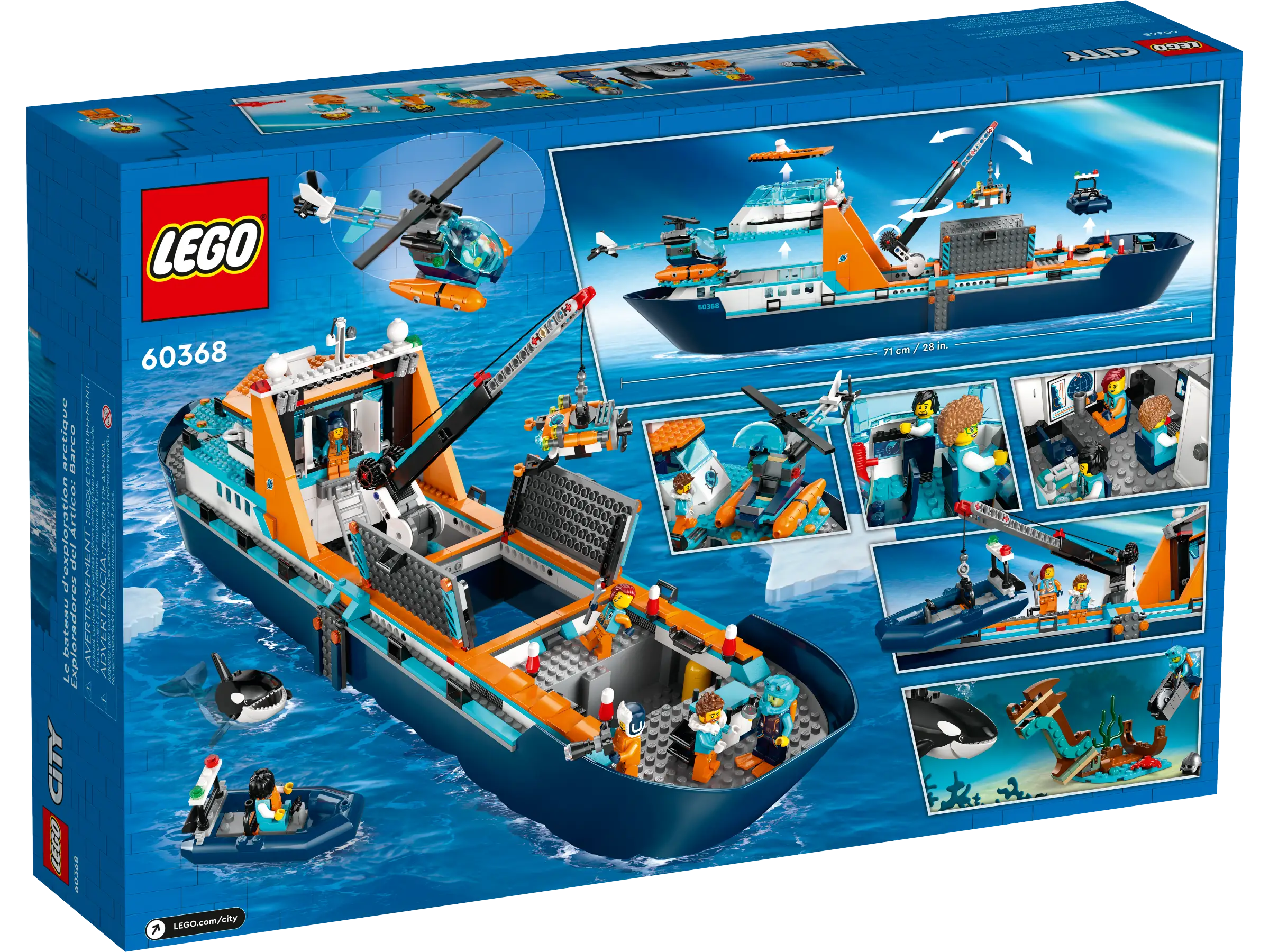 LEGO City Arctic Explorer Ship • Set 60368 • SetDB
