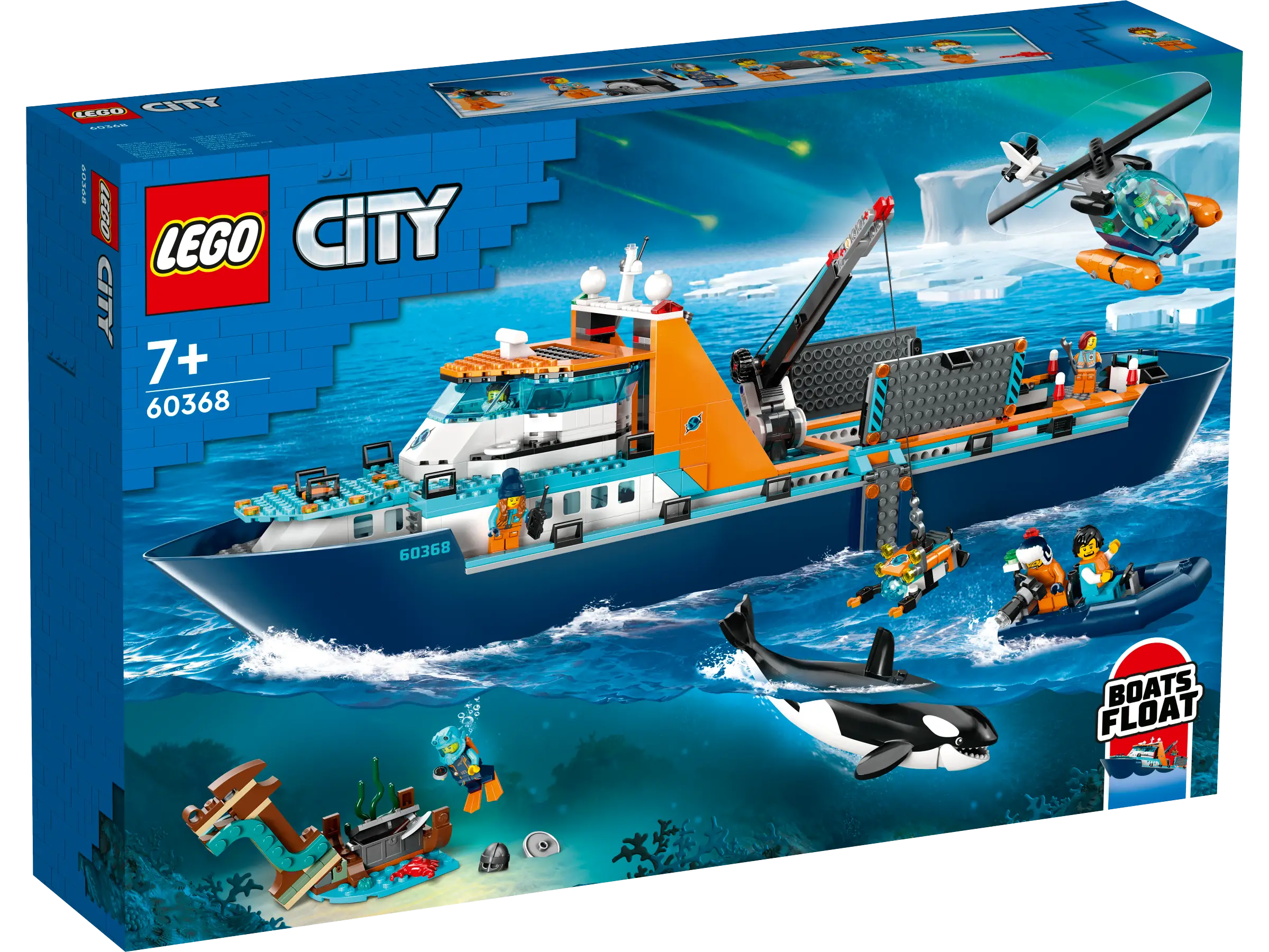 LEGO City Arctic Explorer Ship • Set 60368 • SetDB