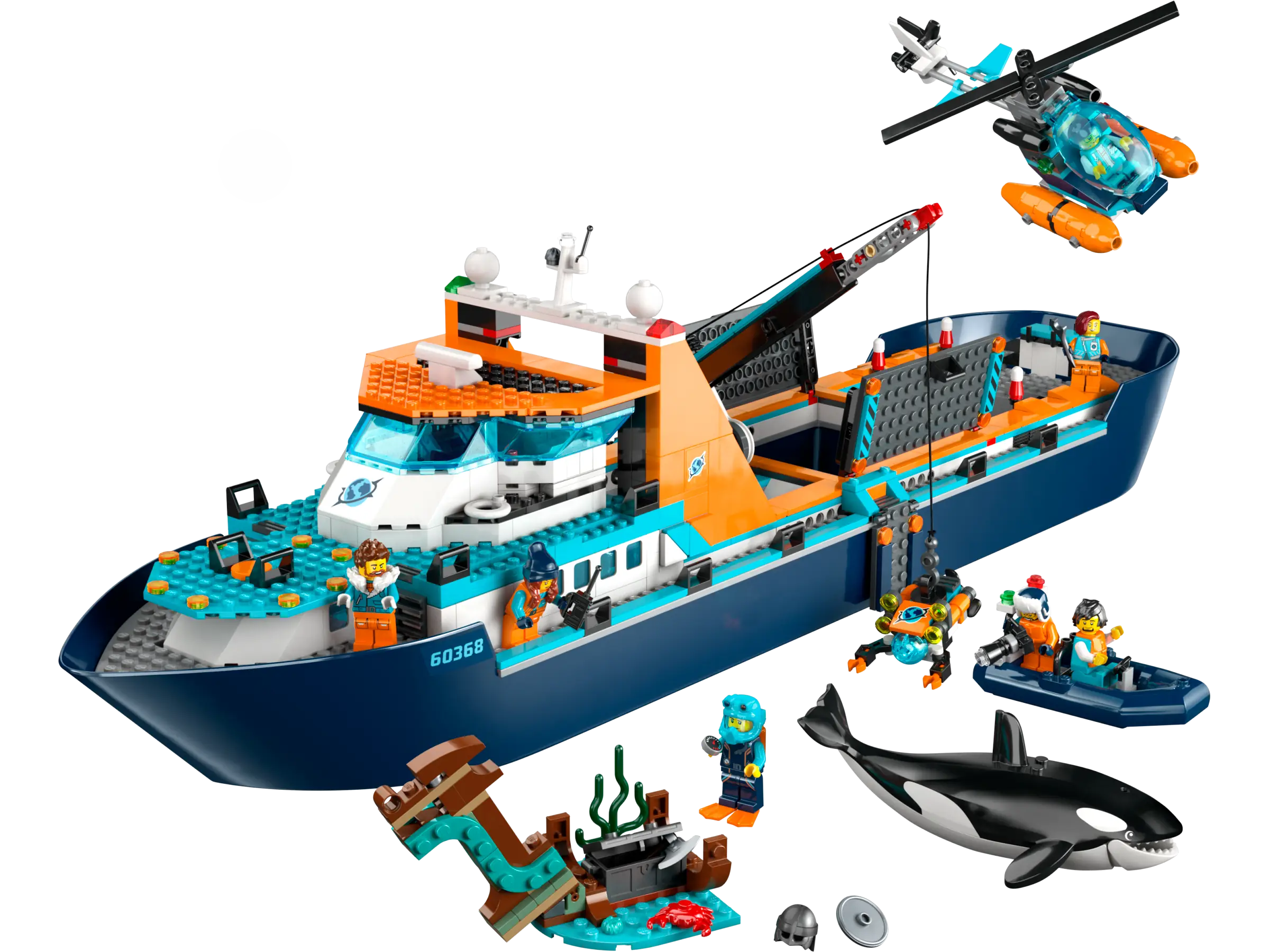 LEGO City Arctic Explorer Ship • Set 60368 • SetDB
