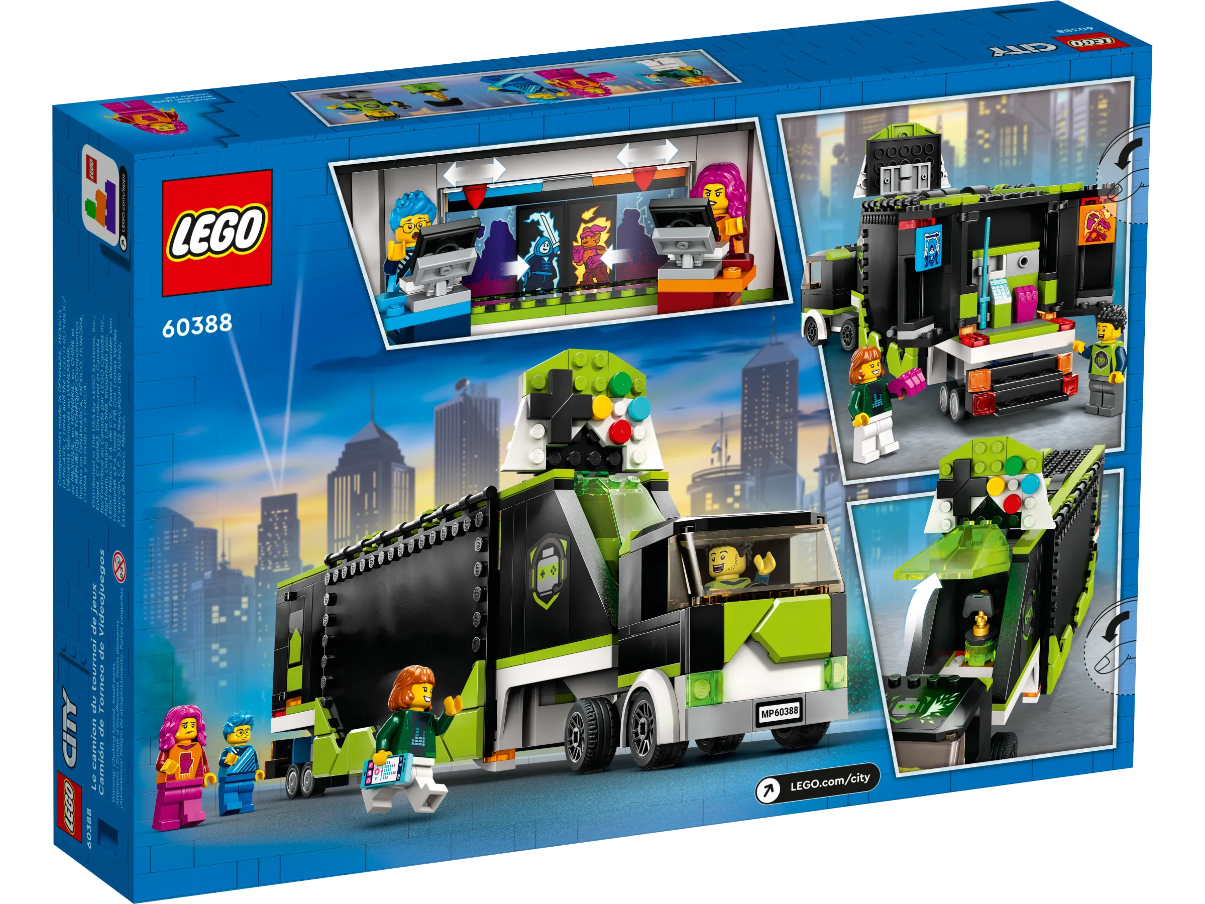 BC-γ 90-200 LEGO City Gaming Tournament Truck 60388, Esports Vehicle Toy