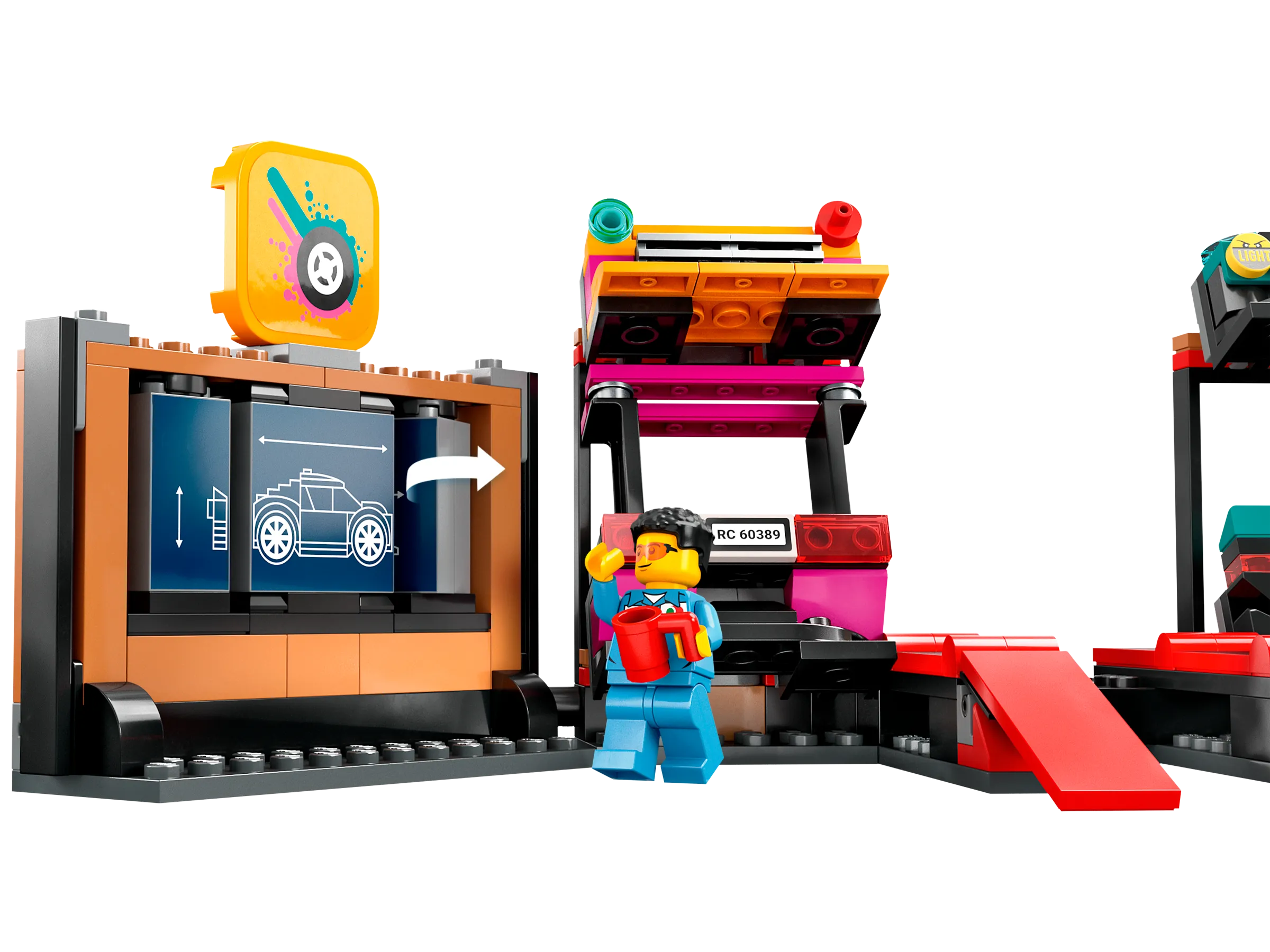 LEGO City Custom Car Garage • Set 60389 • SetDB