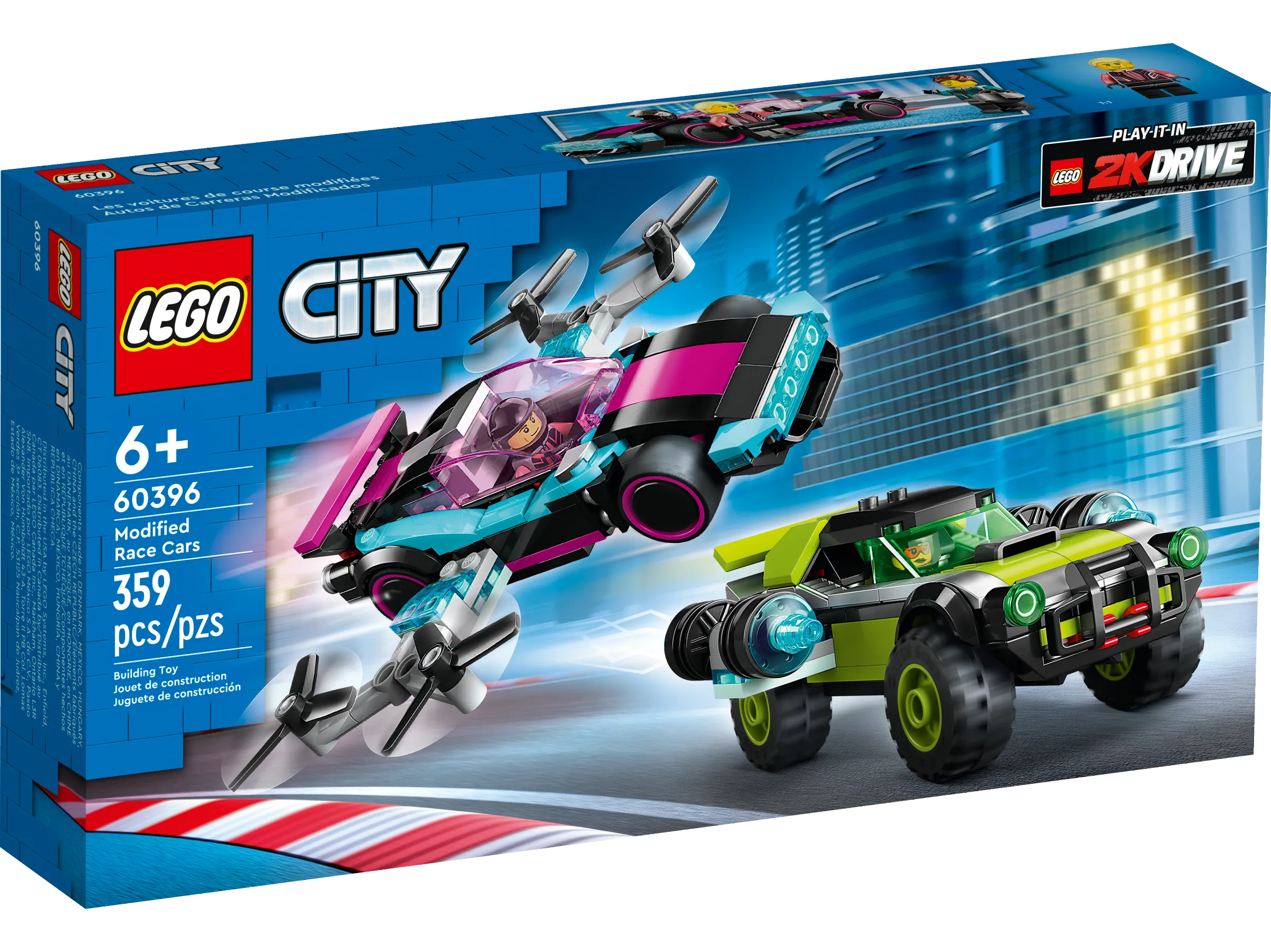 メイソン LEGO City Modified Race Cars • Set 60396 • SetDB