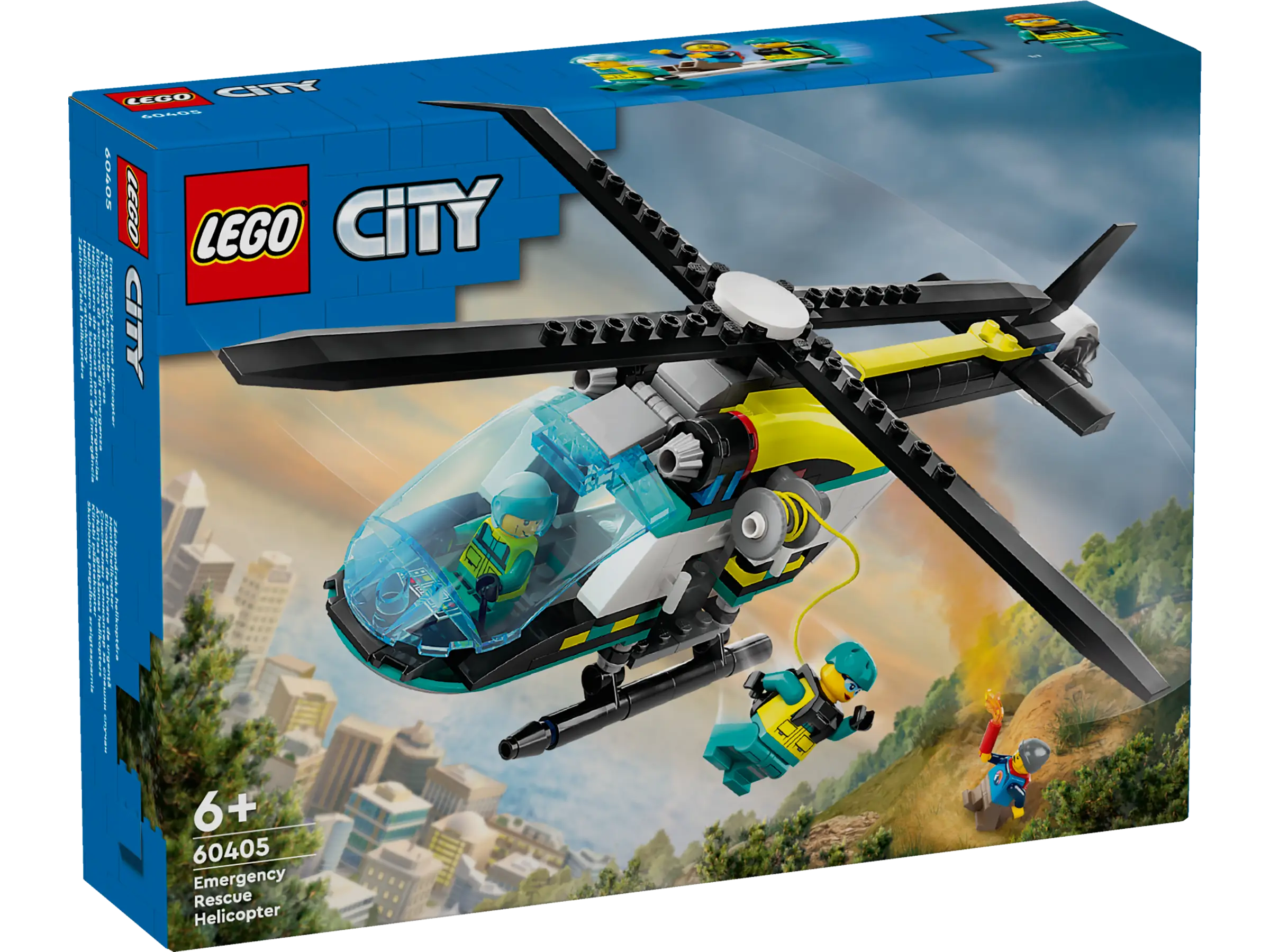 LEGO City Emergency Rescue Helicopter • Set 60405 • SetDB