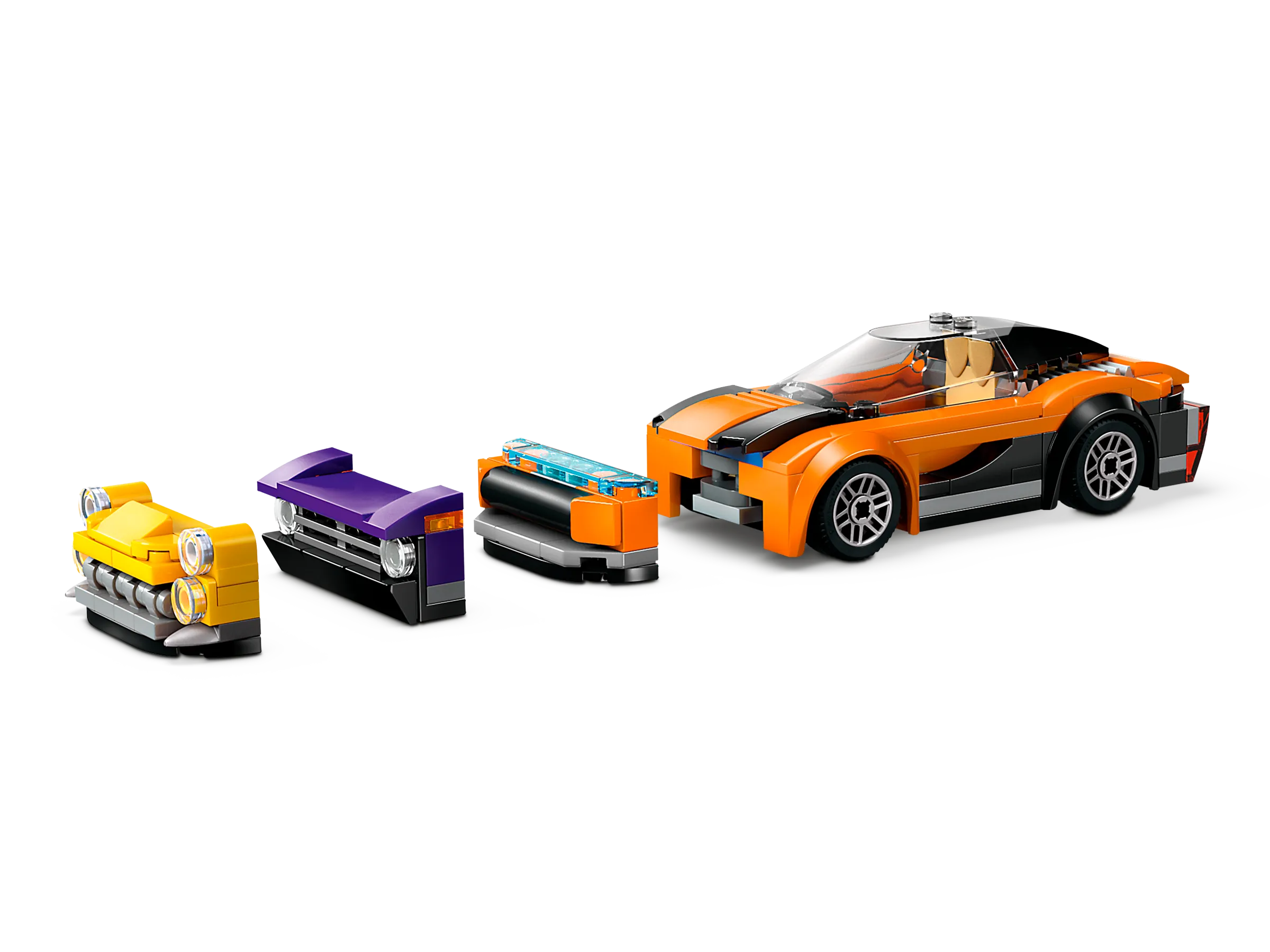 LEGO City Car Transporter Truck with Sports Cars • Set 60408