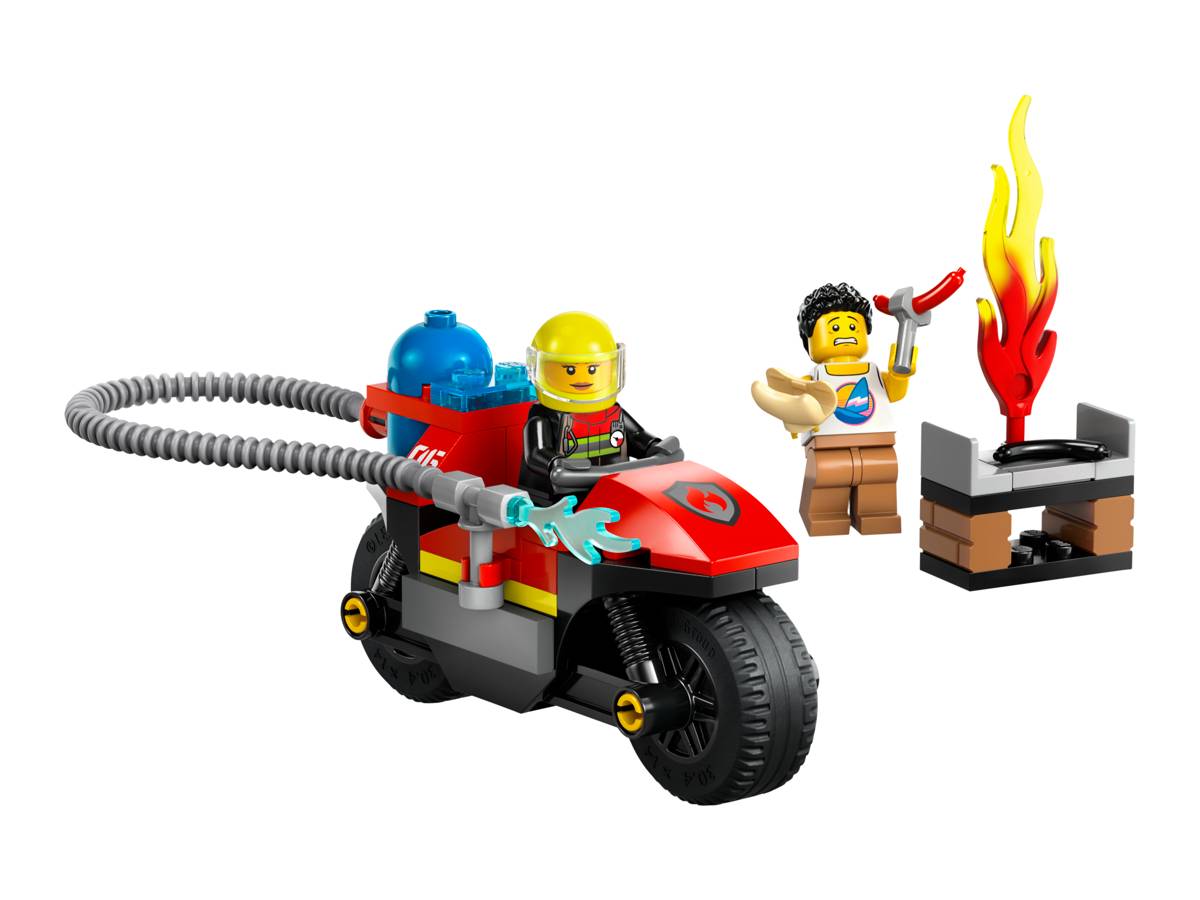 LEGO City Fire Rescue Motorcycle • Set 60410 • SetDB