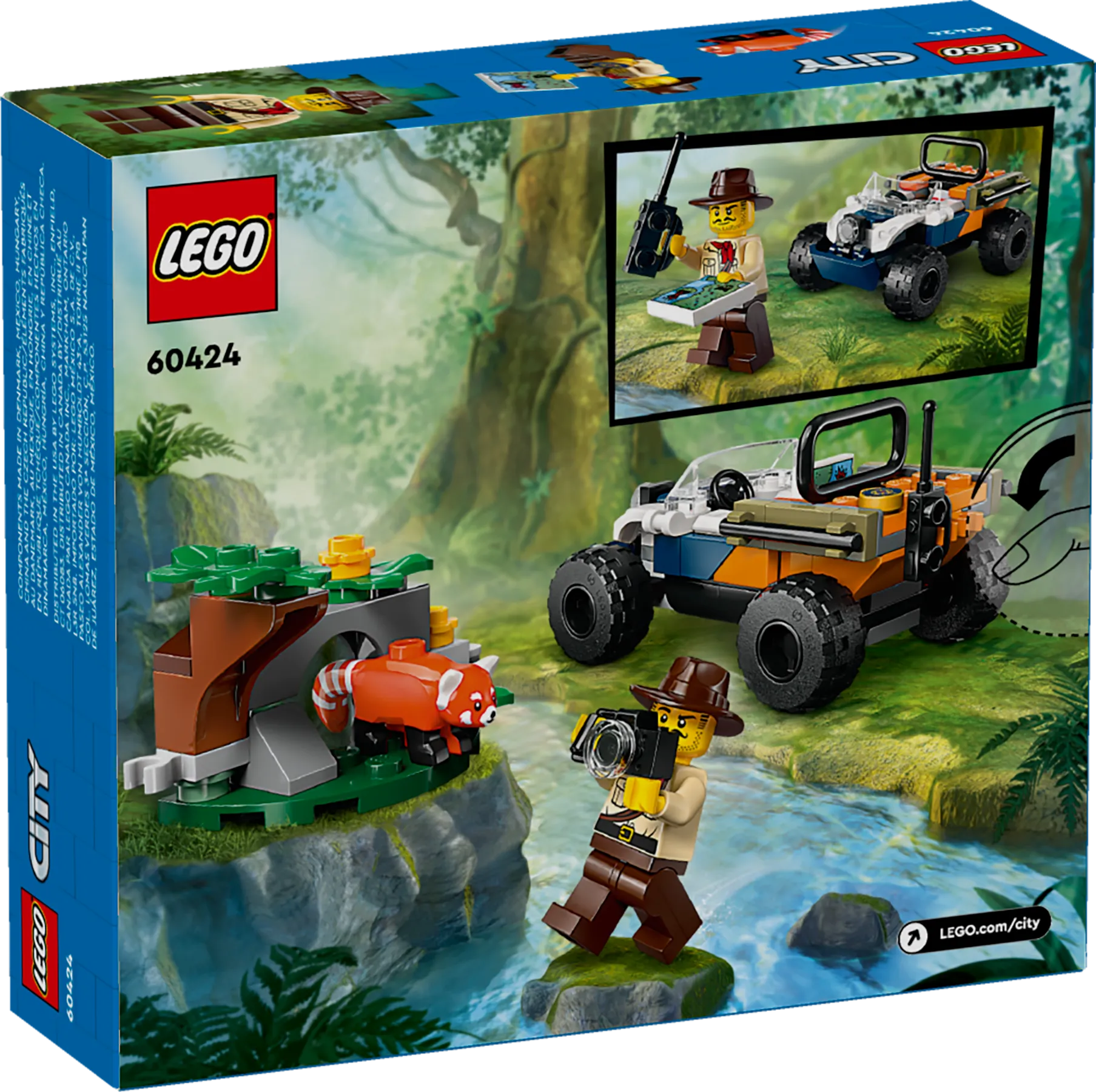 LEGO City Jungle Explorer ATV Red Panda Mission • Set 60424