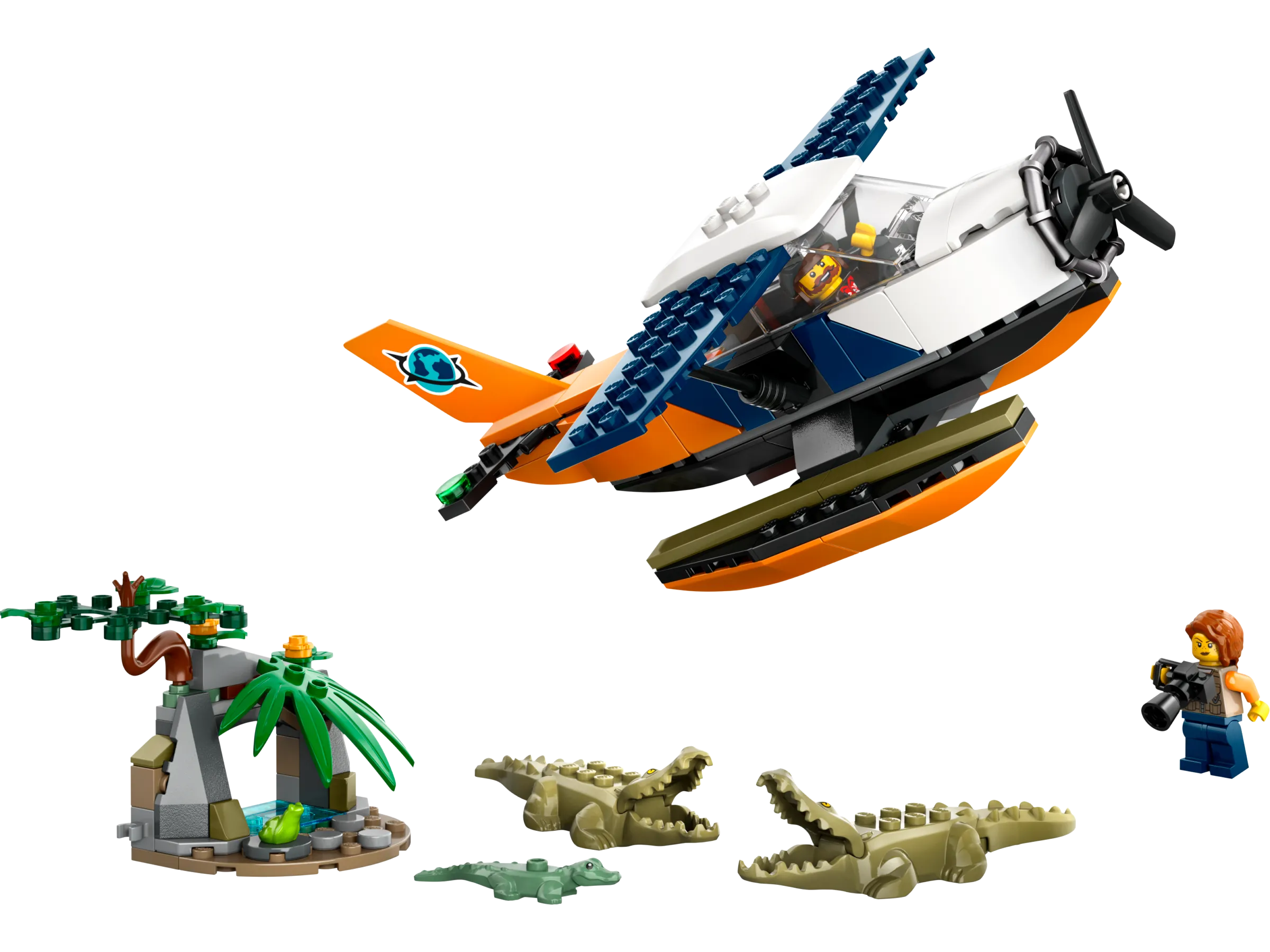 LEGO City Jungle Explorer Water Plane Set 60425 SetDB