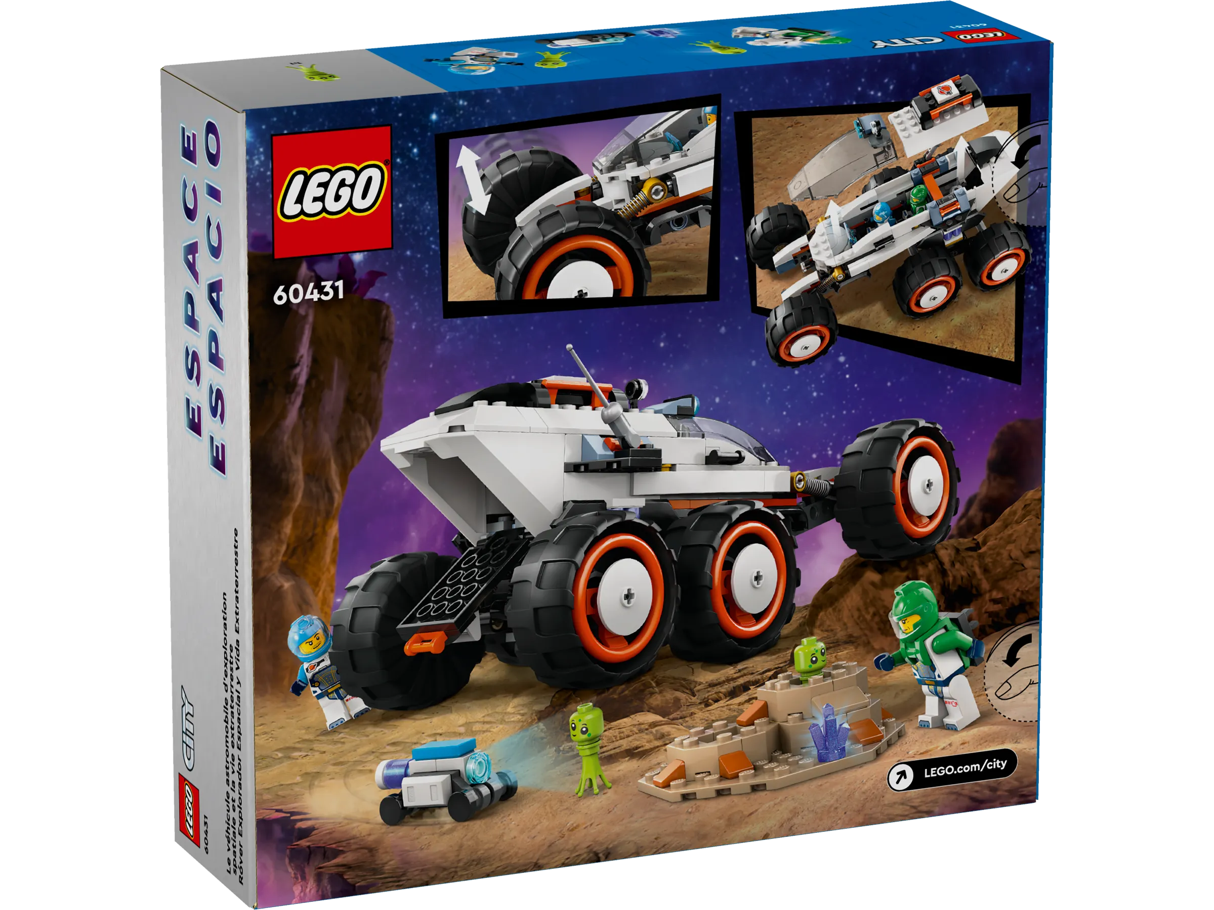 LEGO City Space Explorer Rover and Alien Life • Set 60431