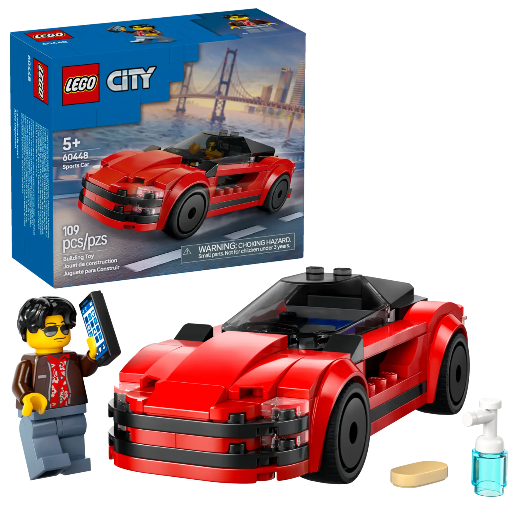 LEGO City Red Sports Car • Set 60448 • SetDB