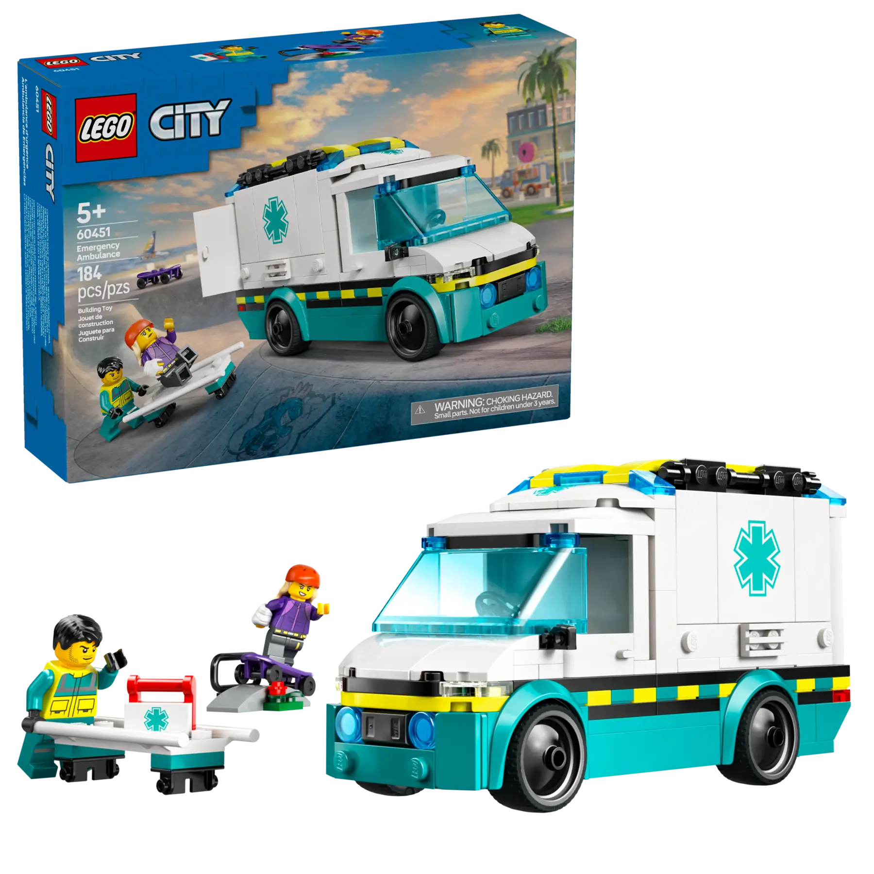 LEGO City Emergency Ambulance • Set 60451 • SetDB