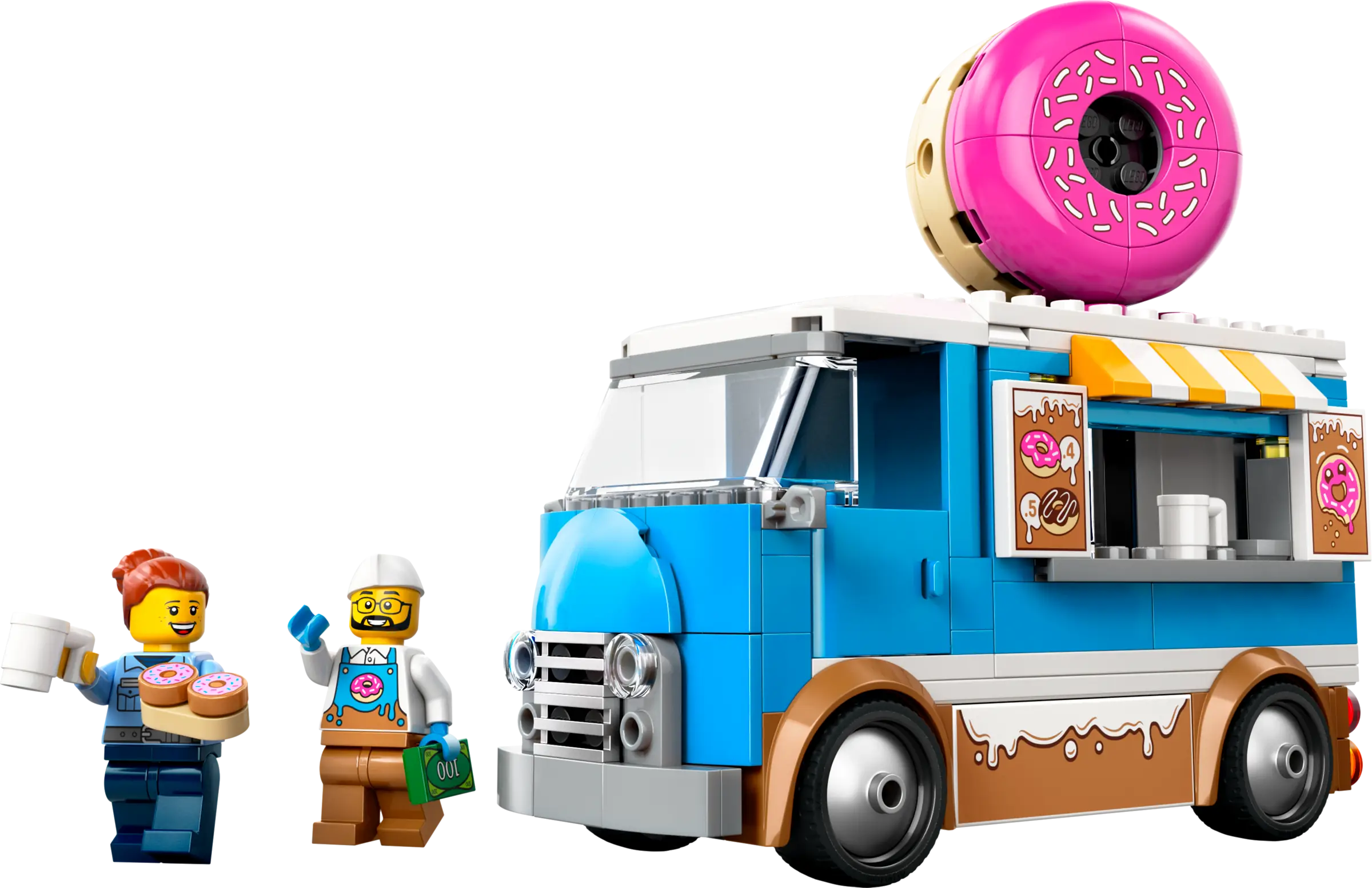 LEGO City Donut Truck • Set 60452 • SetDB • Merlins Bricks