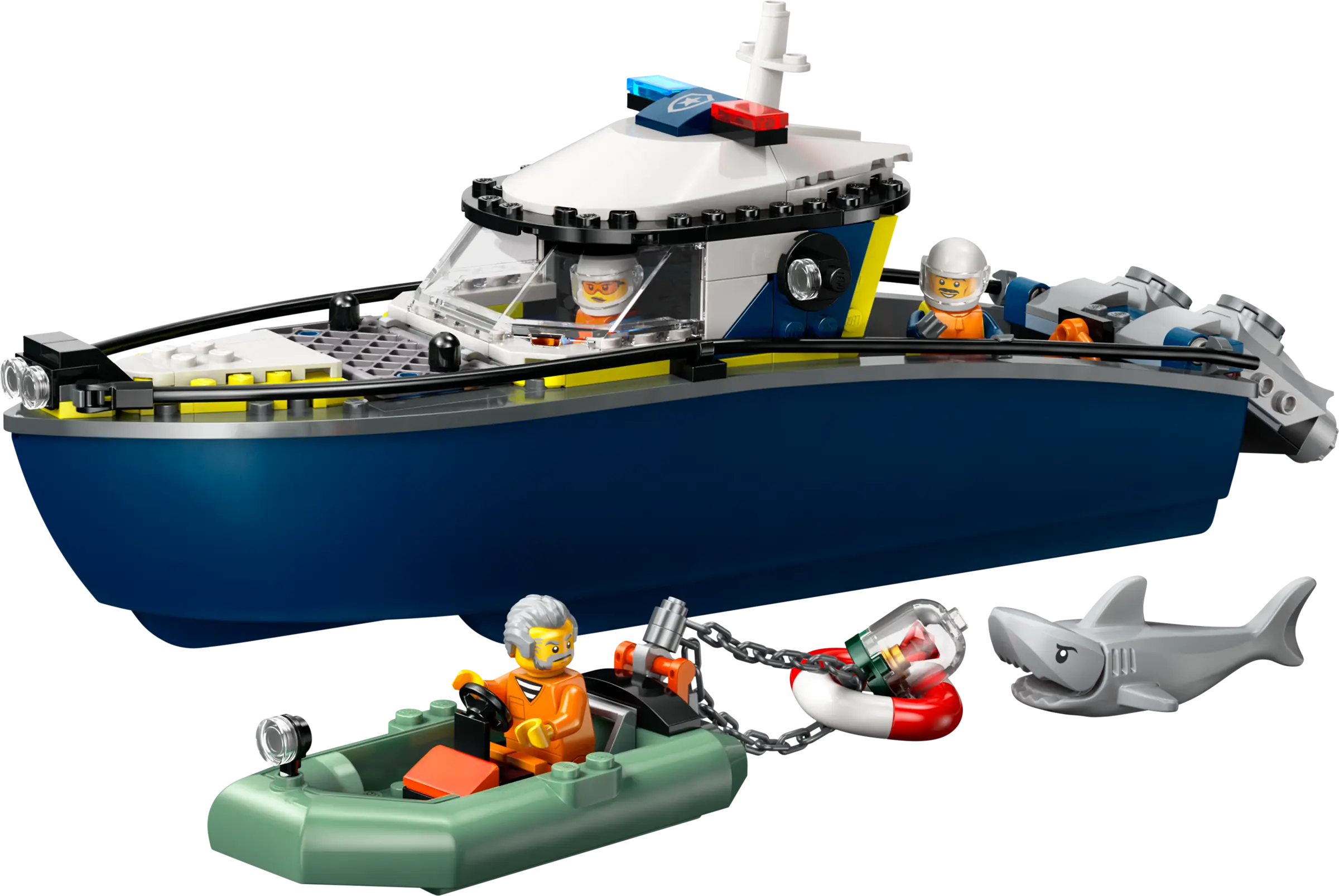 中国 諸口　f2221110 LEGO City Police Boat Chase • Set 60456 • SetDB
