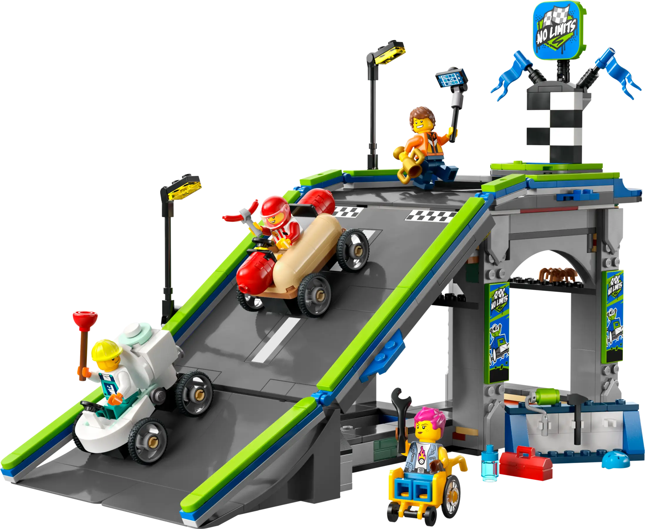 LEGO City No Limits Race Car Ramp Track • Set 60460 • SetDB