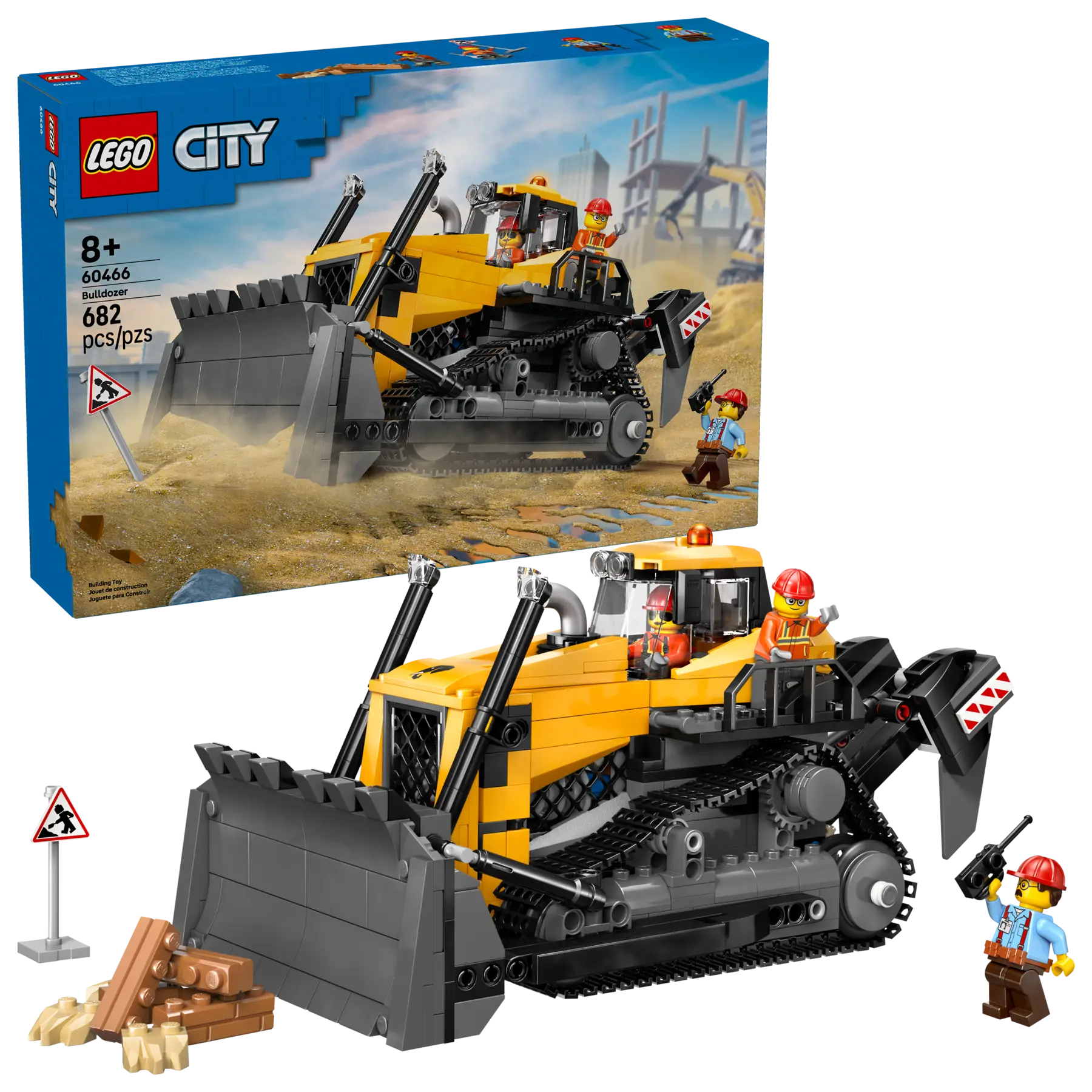 LEGO City Yellow Bulldozer • Set 60466 • SetDB