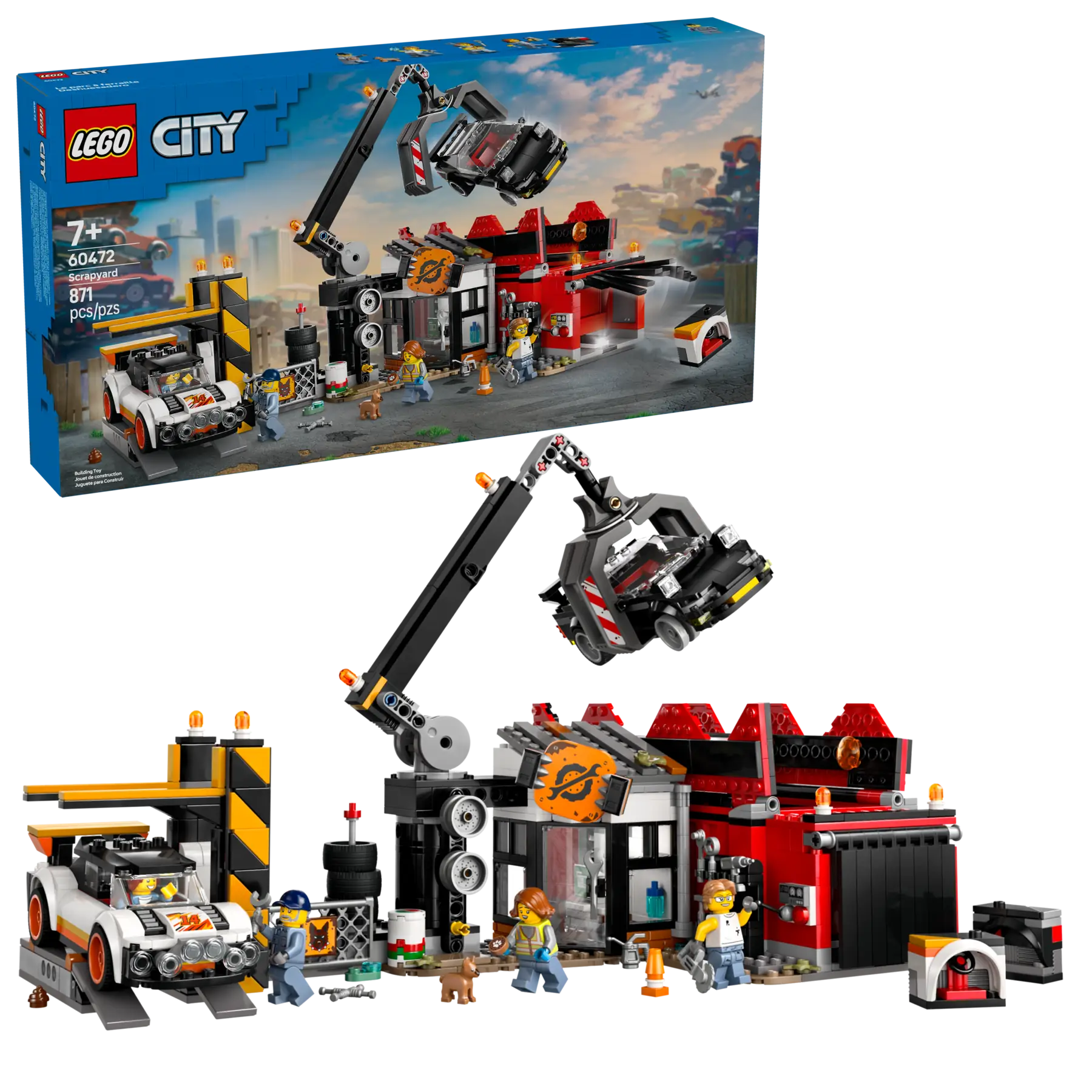 LEGO City Scrapyard with Cars • Set 60472 • SetDB