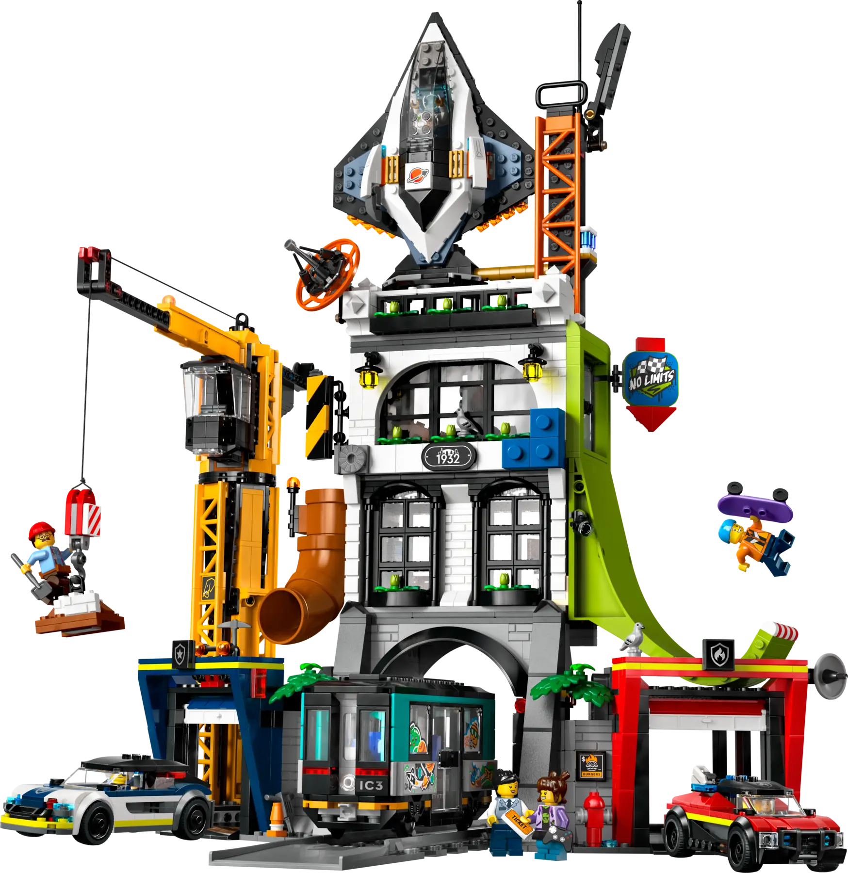 Lego Ideas Lego City Sets LEGO The City Tower • Set 60473 • SetDB