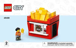 LEGO City Fries Food Truck • Set 60488 • SetDB