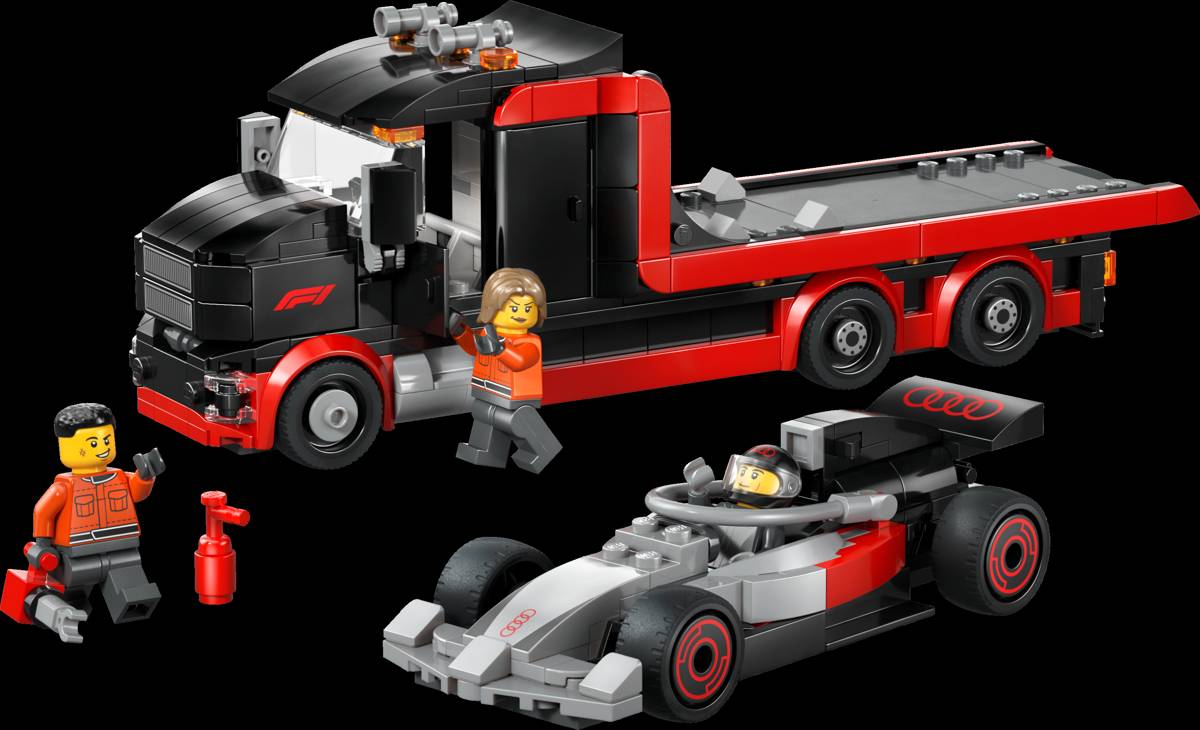LEGO City F1 Display Truck with Audi F1 Race Car • Set 60493