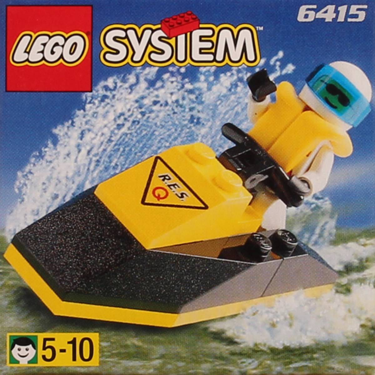 LEGO City Res-Q Jet-Ski • Set 6415 • SetDB • Merlins Bricks