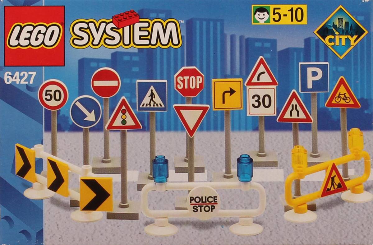 LEGO City Road Signs • Set 6427 • SetDB • Merlins Bricks