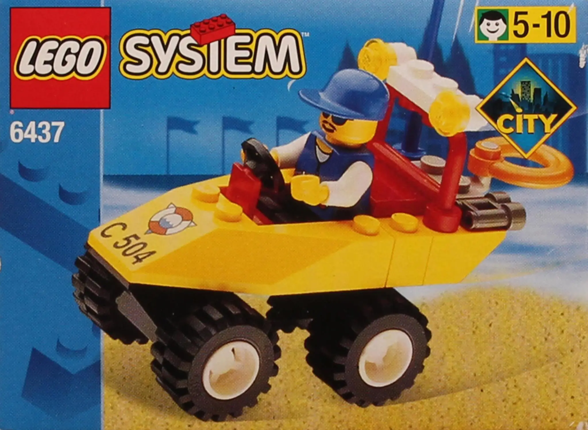 LEGO City Beach Buggy • Set 6437 • SetDB • Merlins Bricks