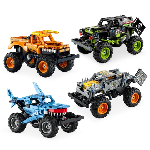 LEGO Technic Bundle Pack, 4 in 1 Monster Jam Collection