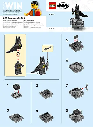 Ｎ✧*。 LEGO Batman Super Heroes Batmobile paper bag • Set 212403