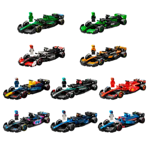 LEGO Speed Champions Visa Cash App VCARB 01 Driver